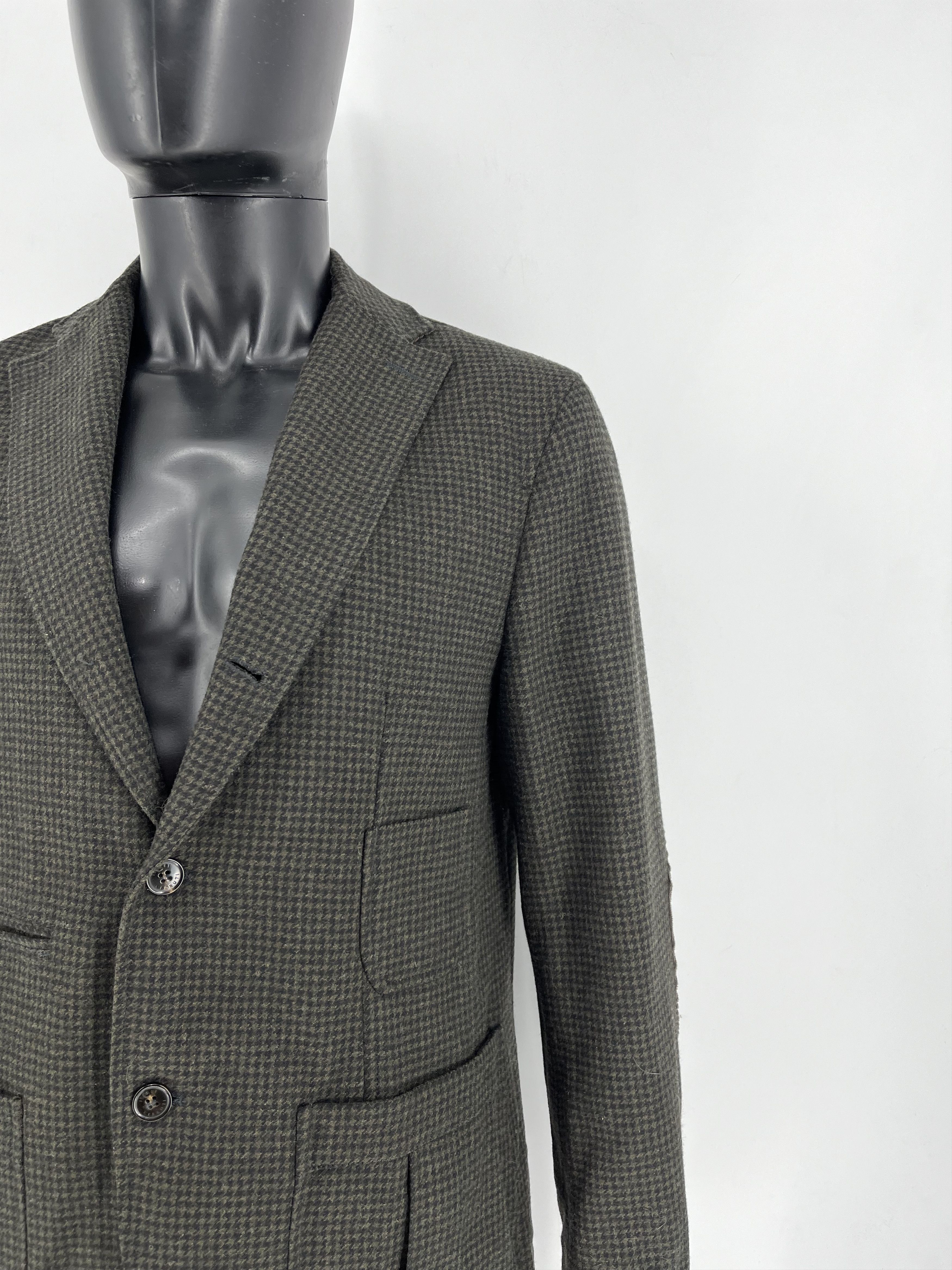 Cerruti 1881 × Seditionaries Nano Cerruti Checkered Plaid Blazer Wool Coats Jacket Size 50S - 7 Thumbnail