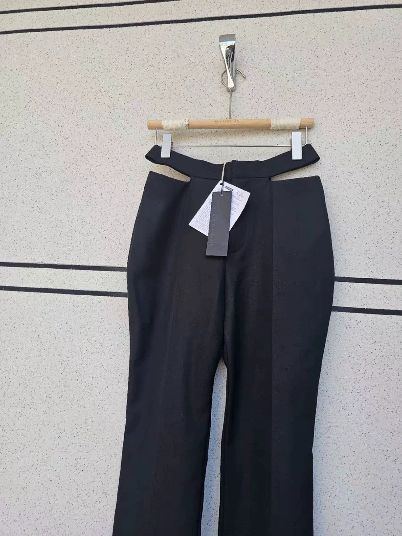 Haider Ackermann Haider Ackermann show women's casual pants 100% wool '20 SS Size 26" / US 2 / IT 38 - 4 Thumbnail