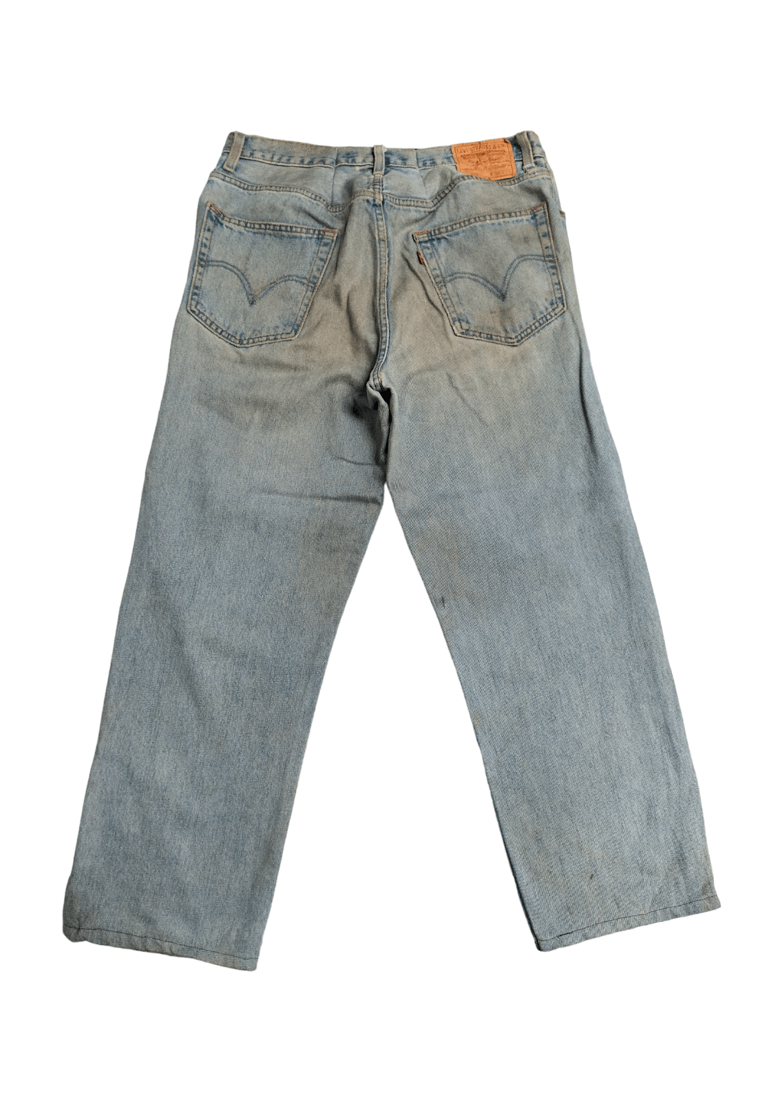 Levi's × Vintage Vintage Levis 550 Faded Denim Jean L465 Size US 35 - 2 Thumbnail