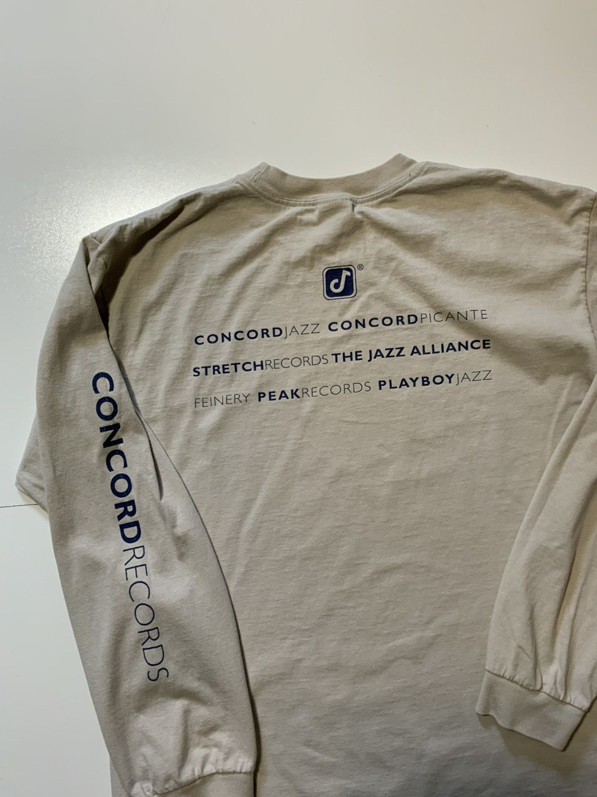 Vintage Vintage Concord Records Jazz Peak Playboy Crew T-Shirt Size US L / EU 52-54 / 3 - 5 Thumbnail
