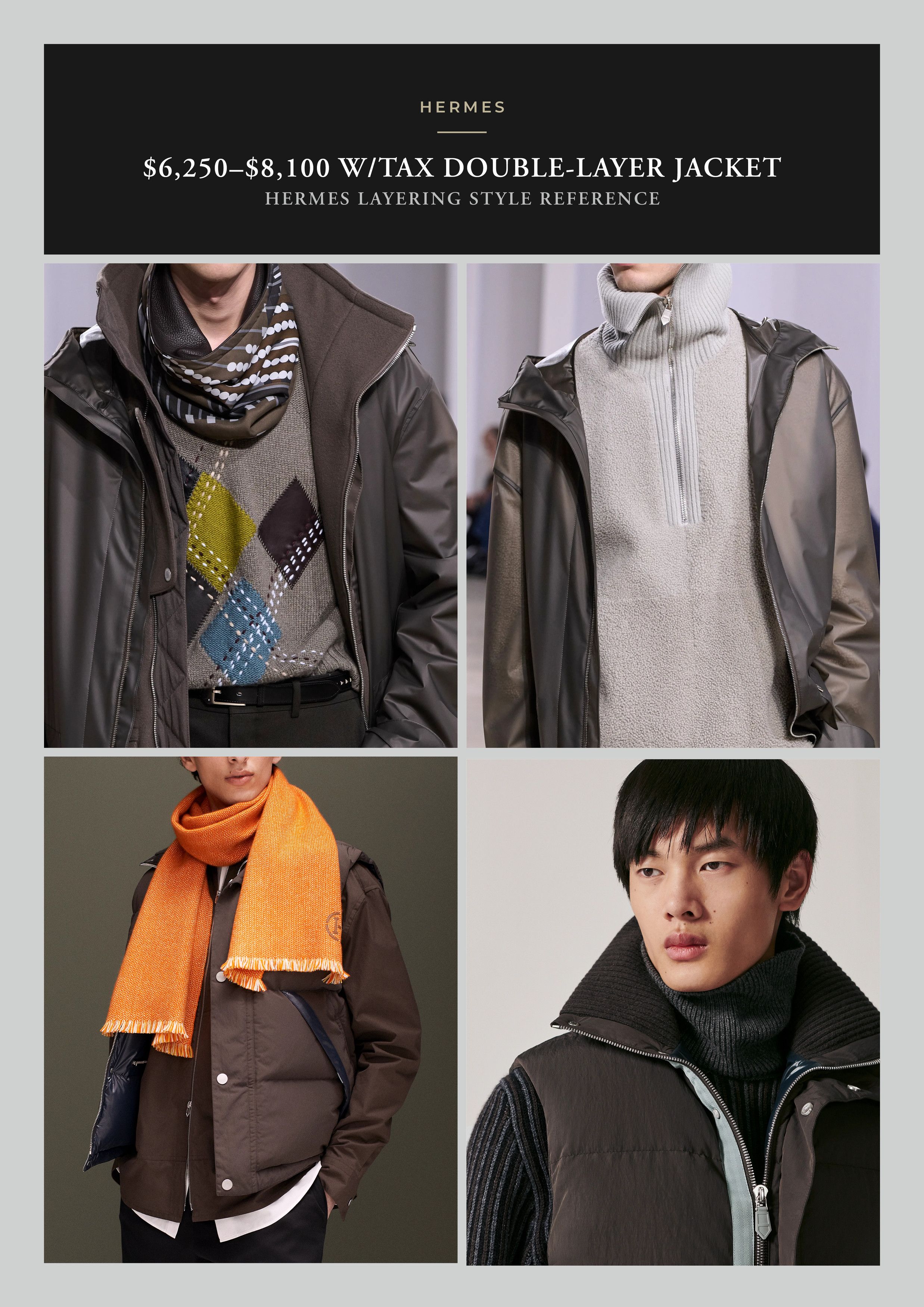 Hermes Best Dressed $6,500 w/tax HERMES Zip Out Double Layer Jacket Size US L / EU 52-54 / 3 - 12 Thumbnail
