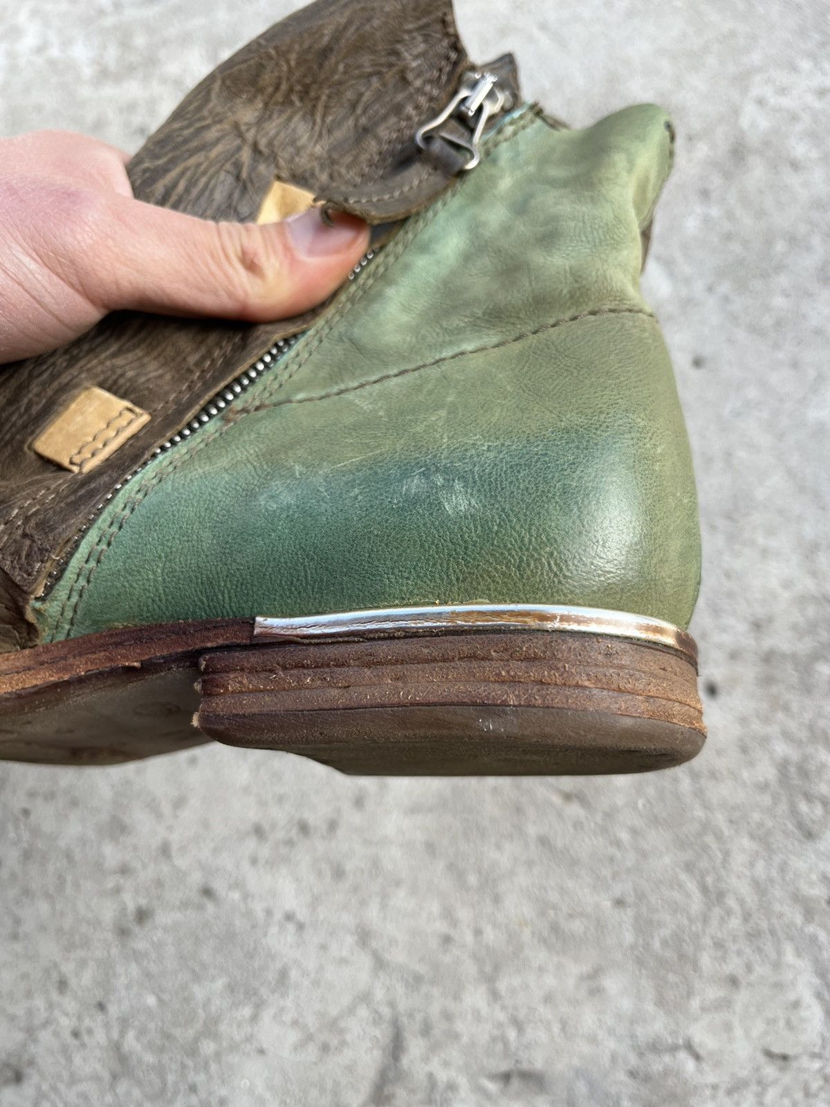 A.S.98 A.S.98 Airstep High Anke Leather Boots Shoes like Guidi Y2K Size US 9 / IT 39 - 15 Thumbnail