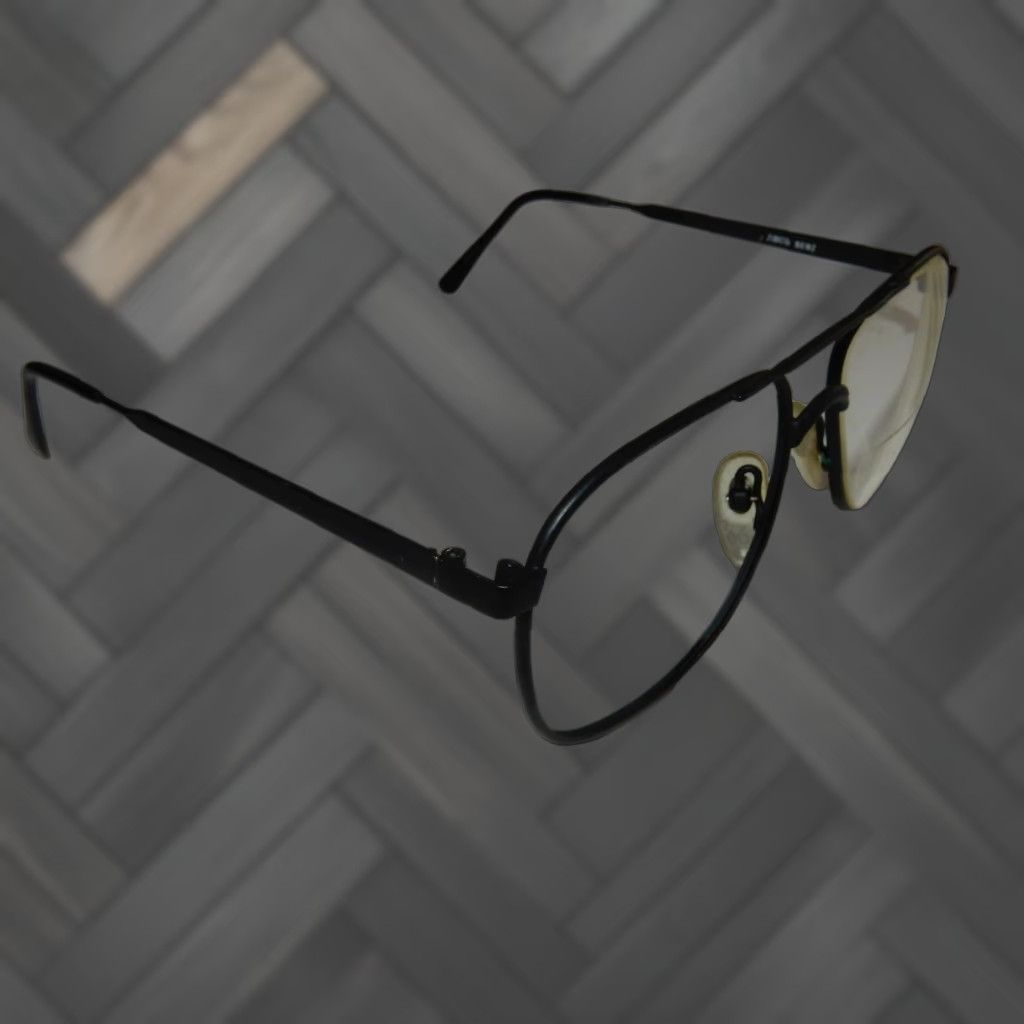Frame VINTAGE Zimco Sunglasses Frames Men 56mm Black Aviator Retro 1980s Size ONE SIZE - 1 Thumbnail