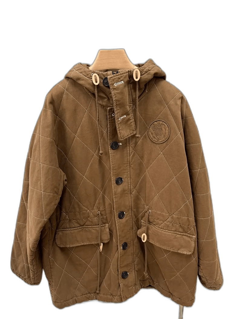 Loewe LOEWE Quilted Hooded Cotton Jacket - dmc Size M / US 6-8 / IT 42-44 - 1 Thumbnail