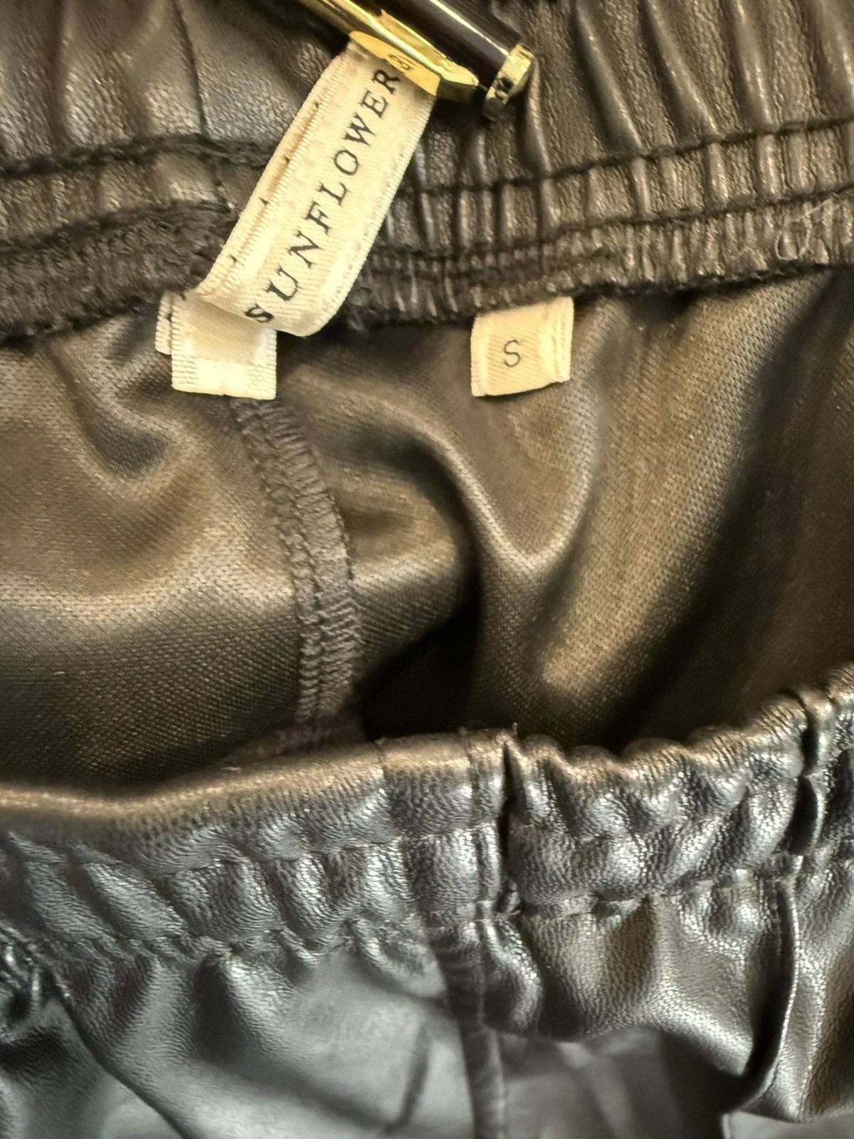 Sunflower Sunflower Faux Leather Track Pants Size US 30 / EU 46 - 5 Thumbnail