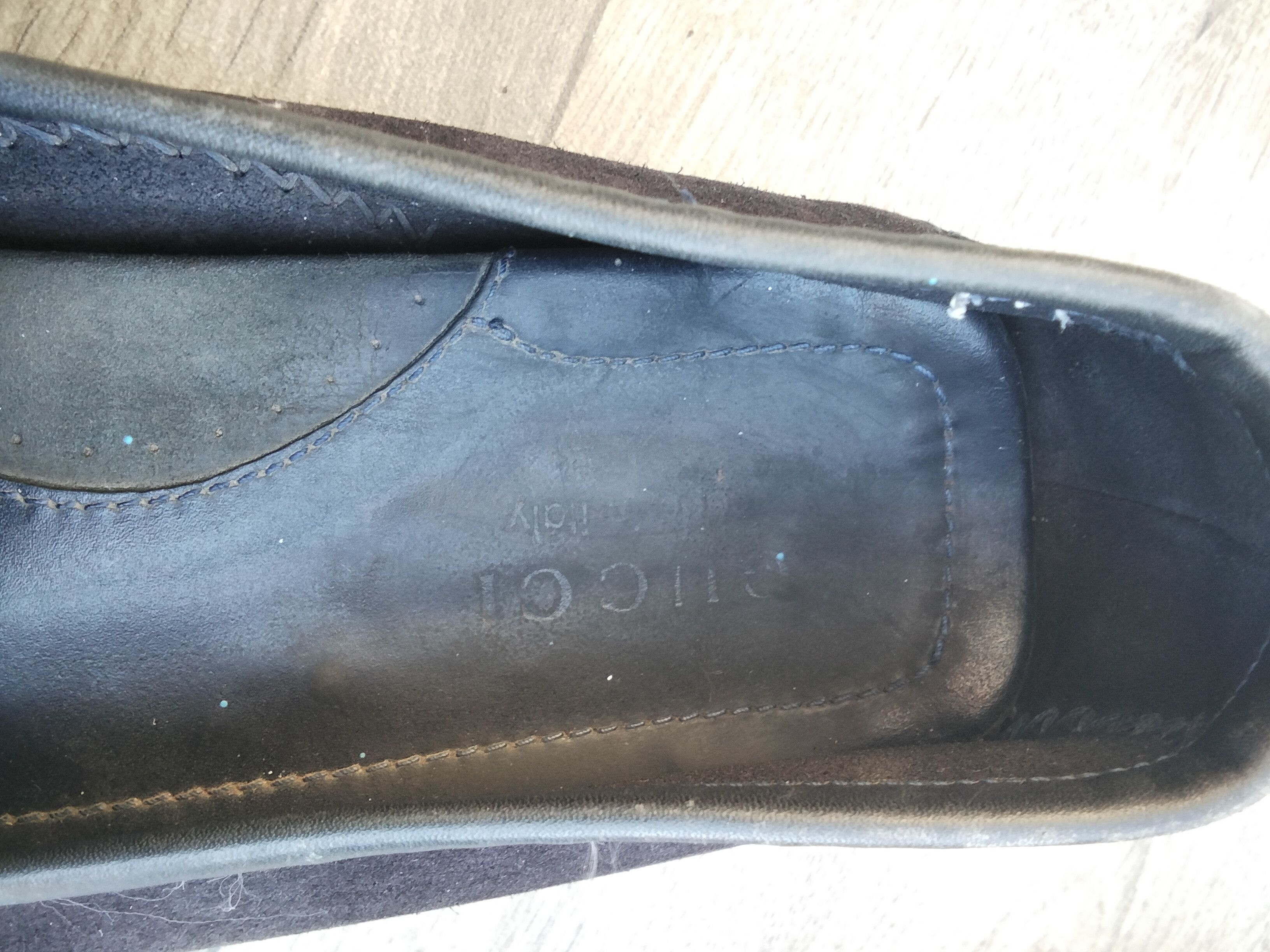 Gucci Gucci horsebit loafers in navy blue suede Size US 12 / EU 45 - 9 Thumbnail
