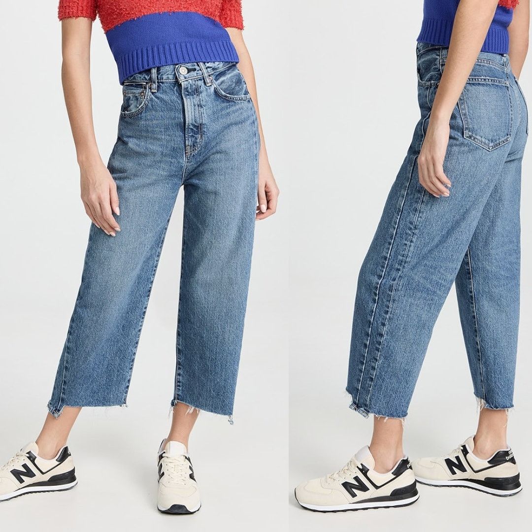 MOUSSY Moussy Vintage | NWT MV Dunkirk Round Cropped Jeans 28 Size 28" / US 6 / IT 42 - 3 Thumbnail