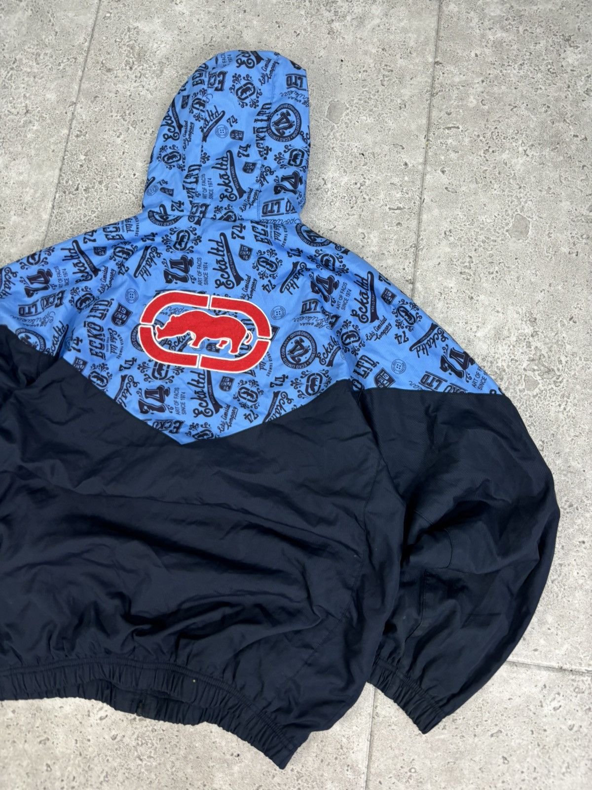 Ecko Unltd. × Rap Tees × Vintage Vintage 2000s Hip Hop Rap Oversized Boxy Ecko Jacket Y2K Size US M / EU 48-50 / 2 - 2 Thumbnail