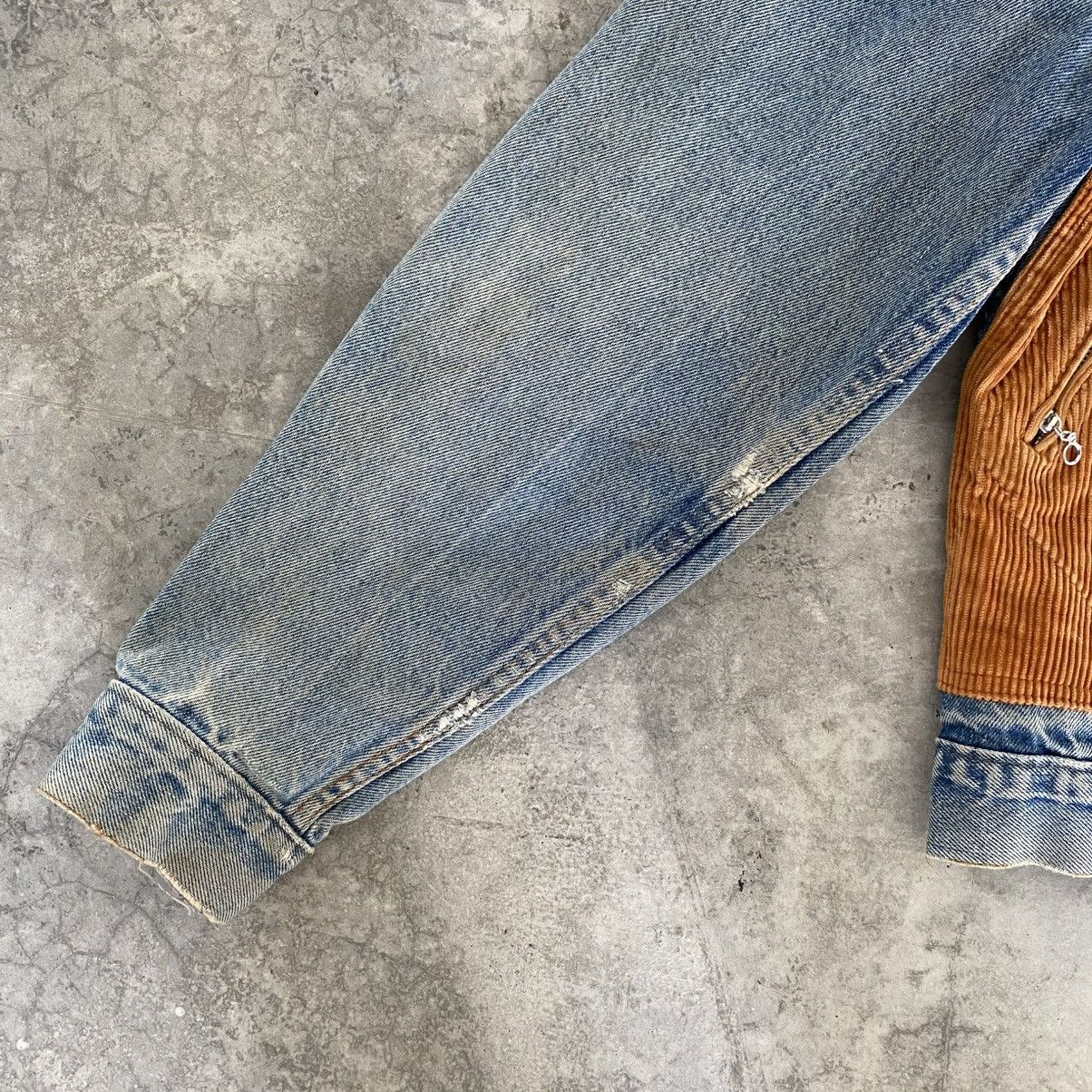 Sonic Lab 80’s Levis X Sonic Lab Reconstructed Panel Trucker Jacket Size US M / EU 48-50 / 2 - 9 Thumbnail