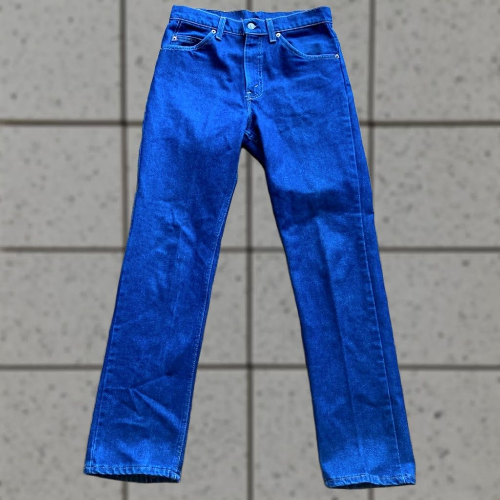 VINTAGE Levi's 509 Jeans Mens 31x32 USA Made Orange Tab Blue Denim Straight Regular Pocket 5-Pocket Jeans Mens