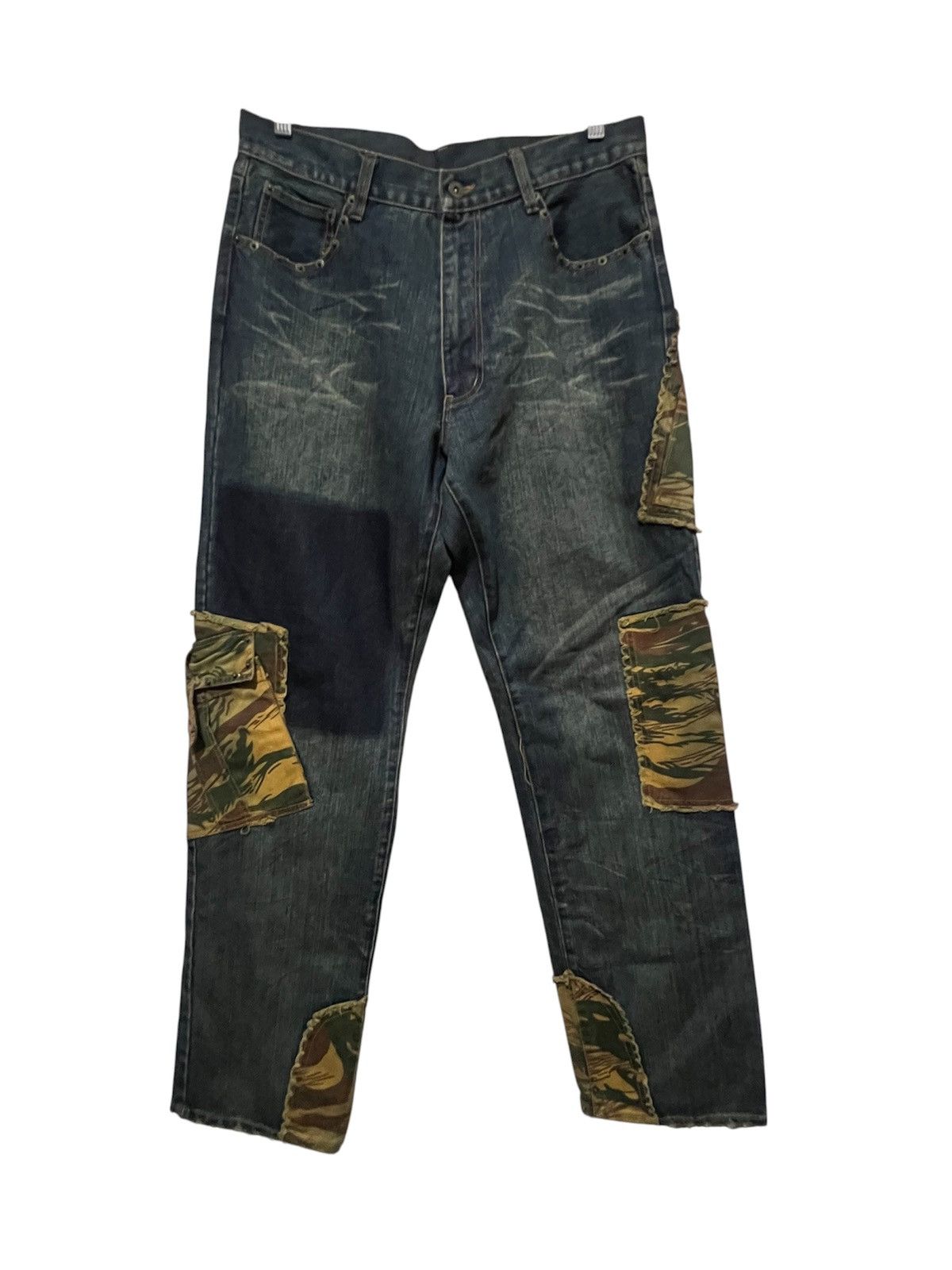 Other Y2k jeans with camo pocket Size US 34 / EU 50 - 1 Thumbnail