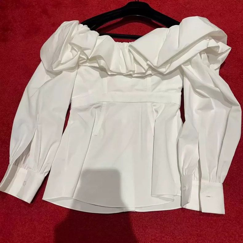 Alexander McQueen Alexander McQUEEN size 38 One collar shirt 2505-Nextarrow Size S / US 4 / IT 40 - 5 Thumbnail