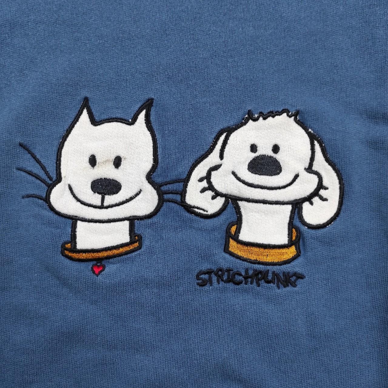 Vintage Vintage Sweatshirt with Embroidered Cute Dogs Size US L / EU 52-54 / 3 - 4 Thumbnail