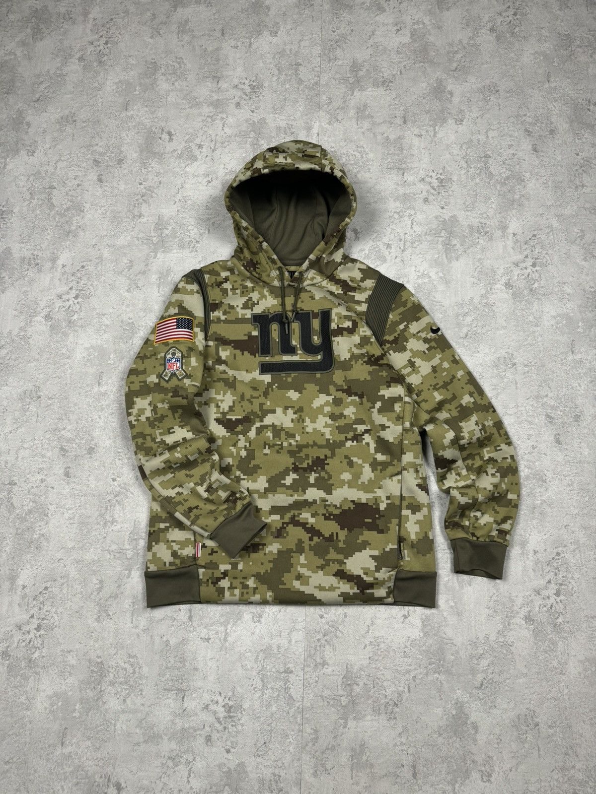 NFL Nike New York Giants Salute To Service Hoodie Camo Size M Size US M / EU 48-50 / 2 - 1 Thumbnail