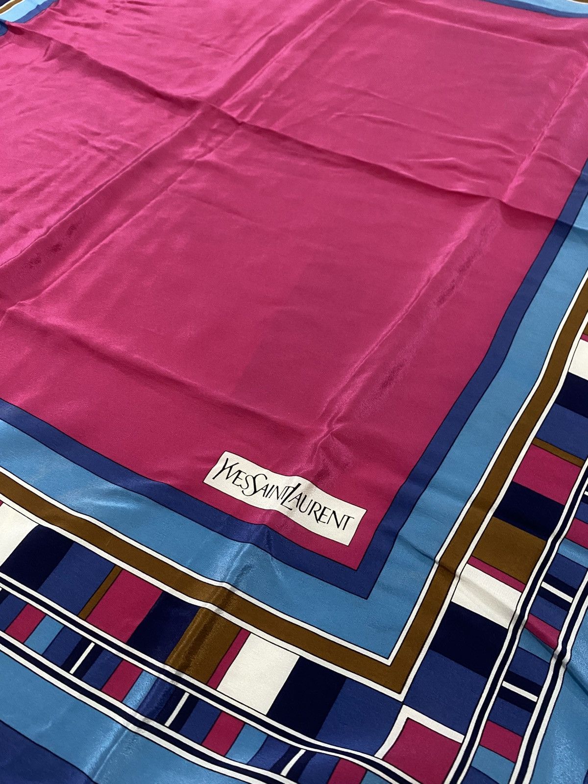 Yves Saint Laurent Vintage Yves Saint Laurent Silk Scarf Size ONE SIZE - 2 Thumbnail