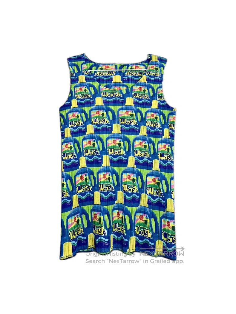 Issey Miyake Issey Miyake Blue Sleeveless Vest Size L / US 10 / IT 46 - 3 Thumbnail