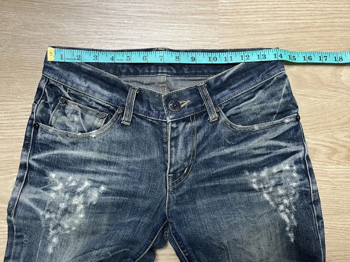 If Six Was Nine MIDAS Distressed Flare Jeans Size US 28 / EU 44 - 18 Thumbnail
