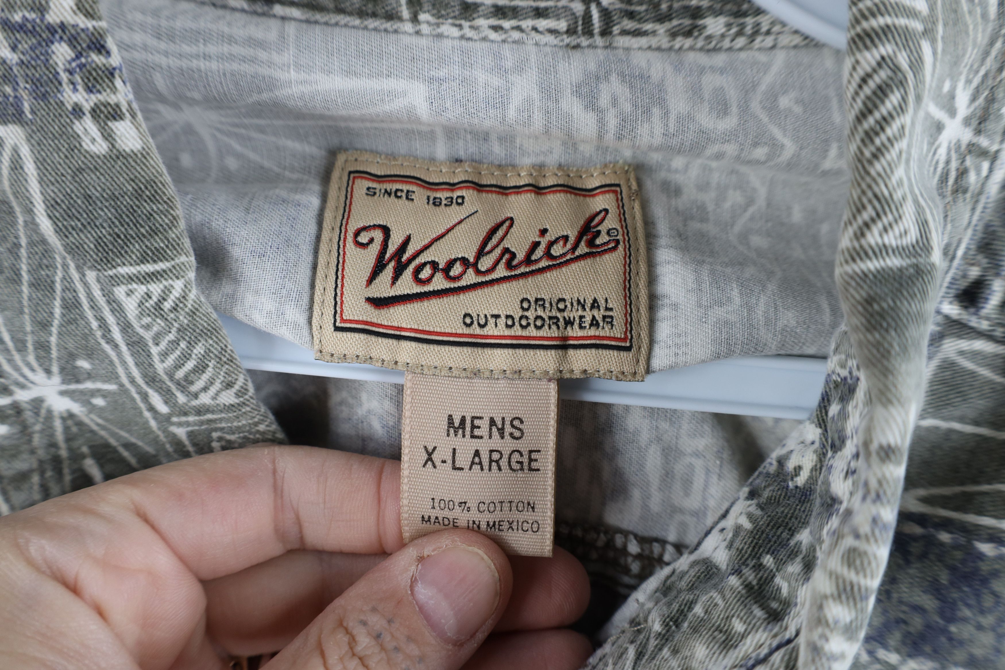 Vintage × Woolrich Woolen Mills Vintage 90s Woolrich Hawaiian Luau Button Down Shirt Size US XL / EU 56 / 4 - 5 Thumbnail
