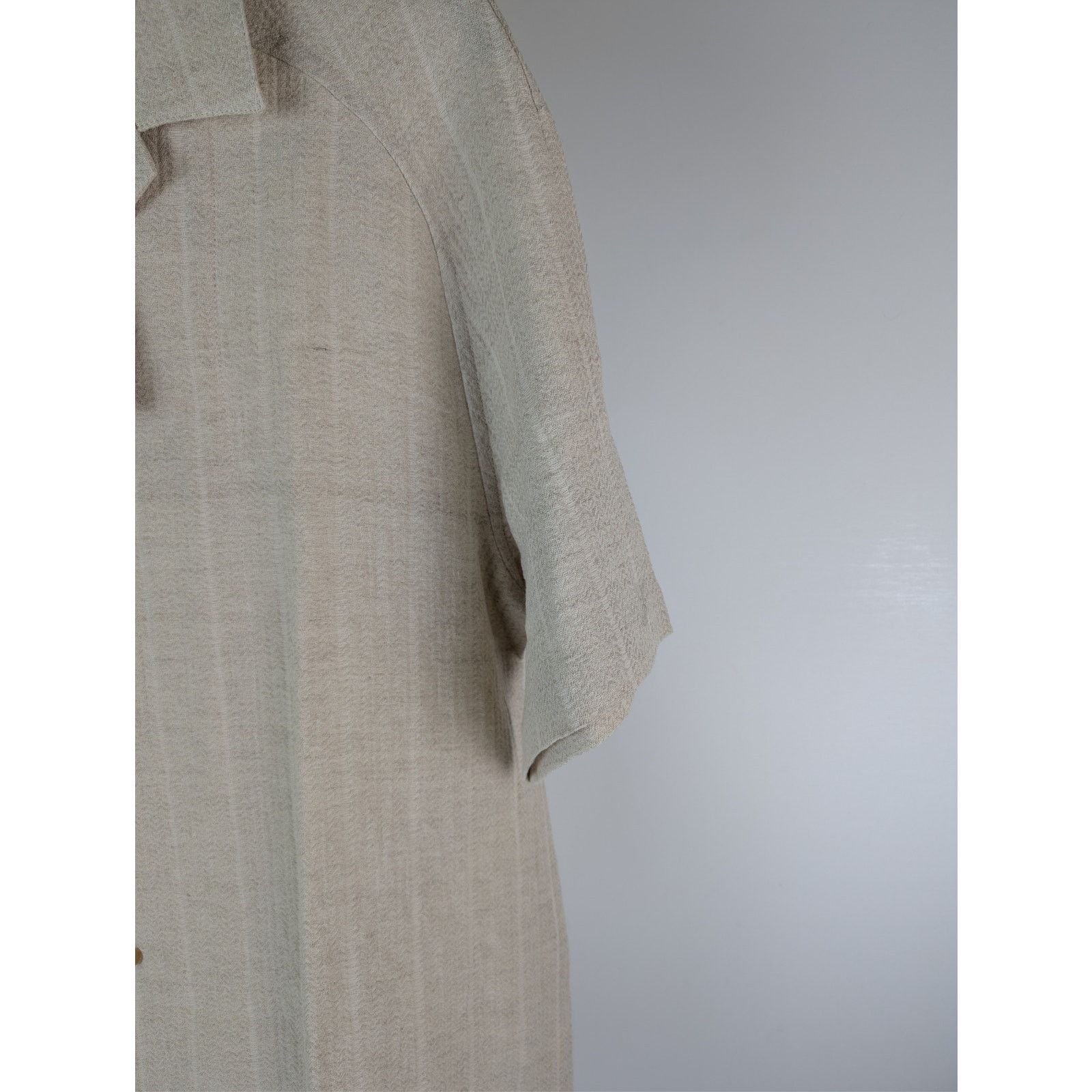 Jacquemus o1rshd1 La Chemise Fonccio camp-collar Button up shirt Beige Size US M / EU 48-50 / 2 - 5 Thumbnail