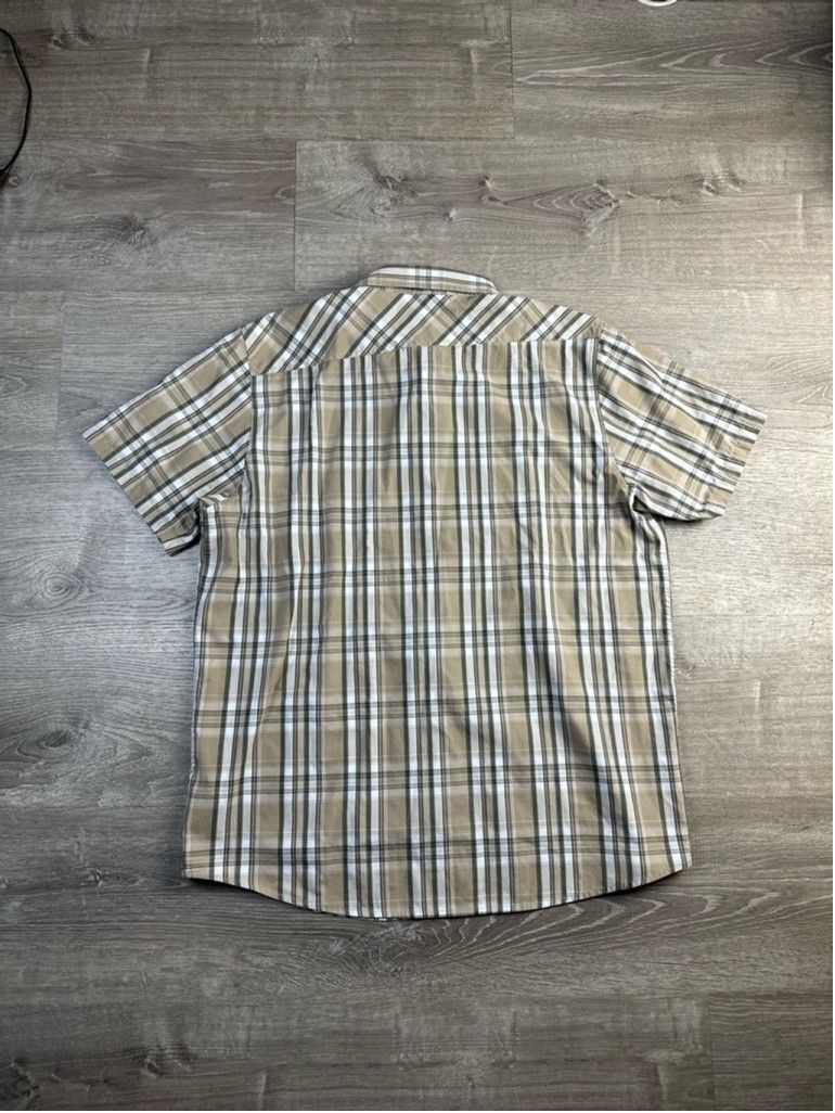Oakley Vintage Oakley Plaid Button Down Shirt XL Beige Size US XL / EU 56 / 4 - 3 Thumbnail