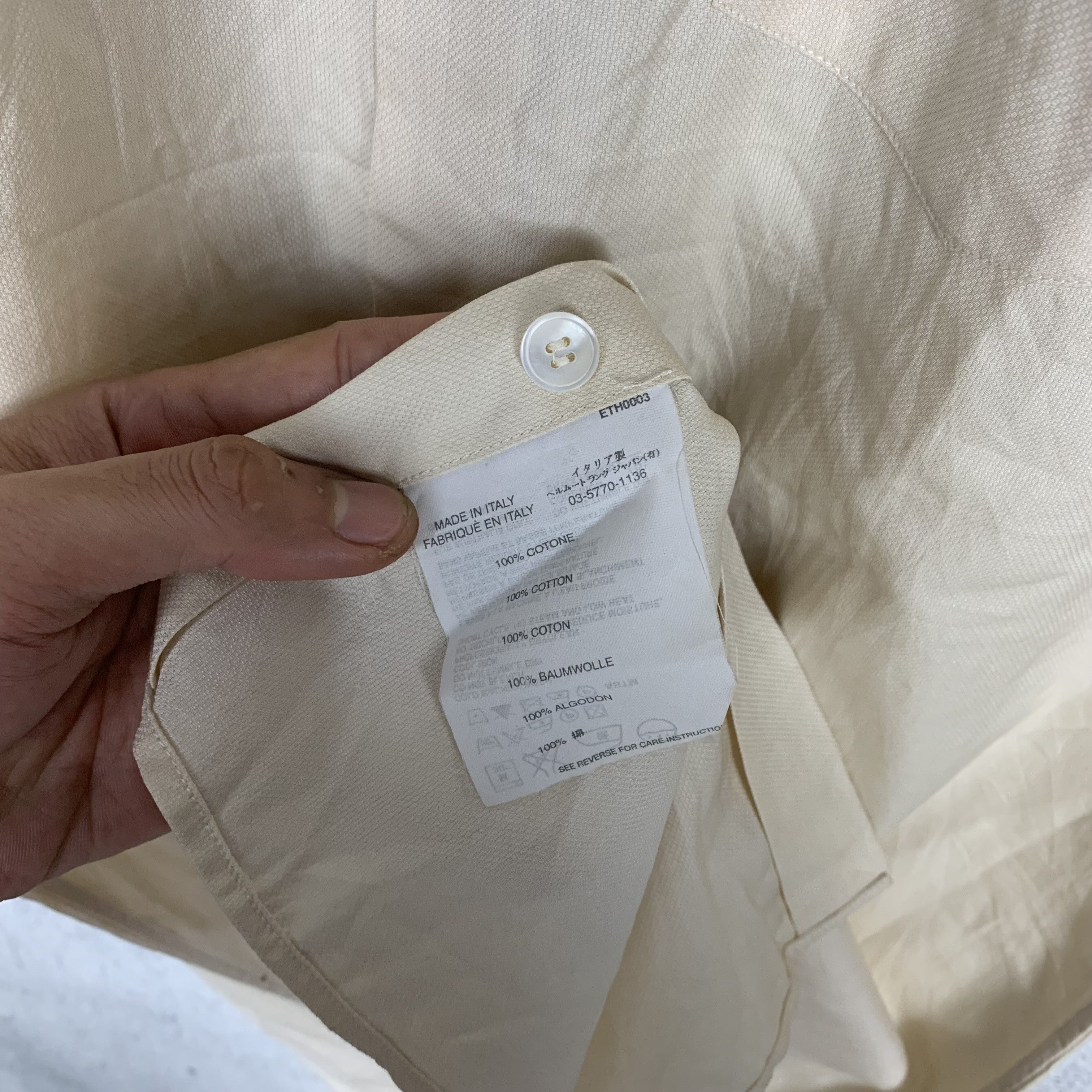 Helmut Lang Helmut Lang Shirt Size 40 Size US M / EU 48-50 / 2 - 4 Thumbnail