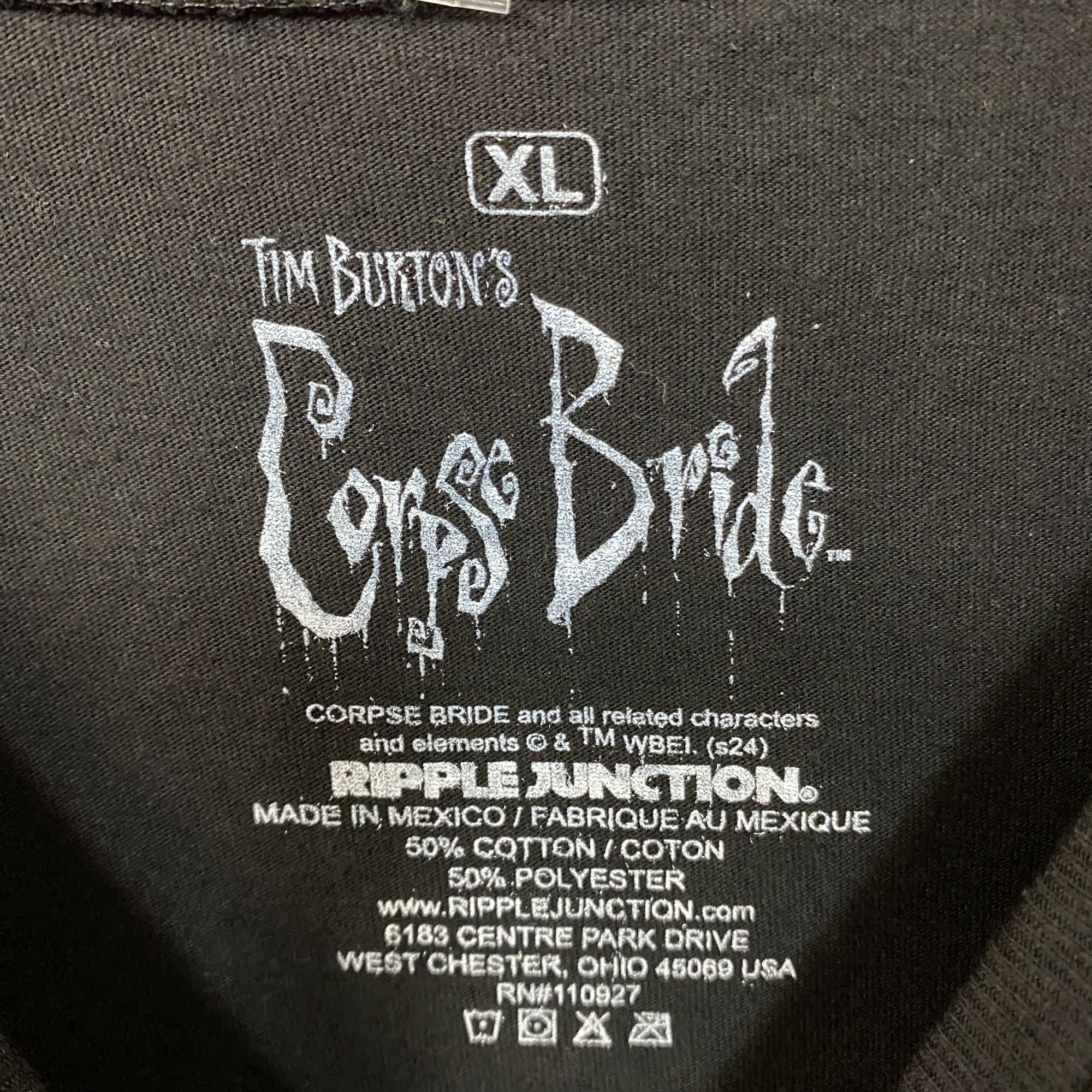 Ripple Junction Tim Burtons Corpse Bride Emily Dearly Departed T-Shirt XL Size US XL / EU 56 / 4 - 4 Thumbnail