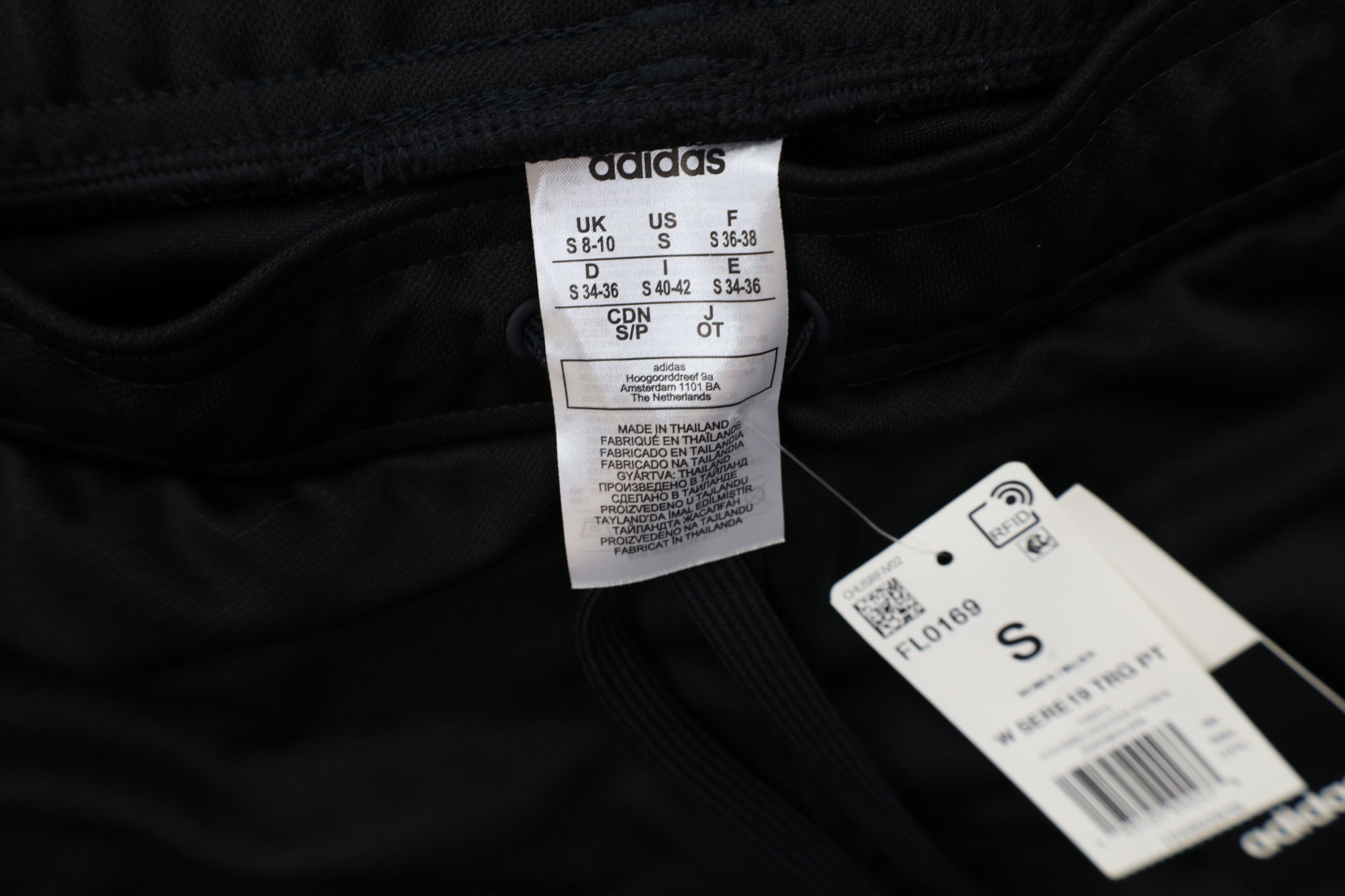 Adidas New Adidas Striped Tapered Leg Soccer Warm Up Pants Black Size 28" / US 6 / IT 42 - 9 Thumbnail