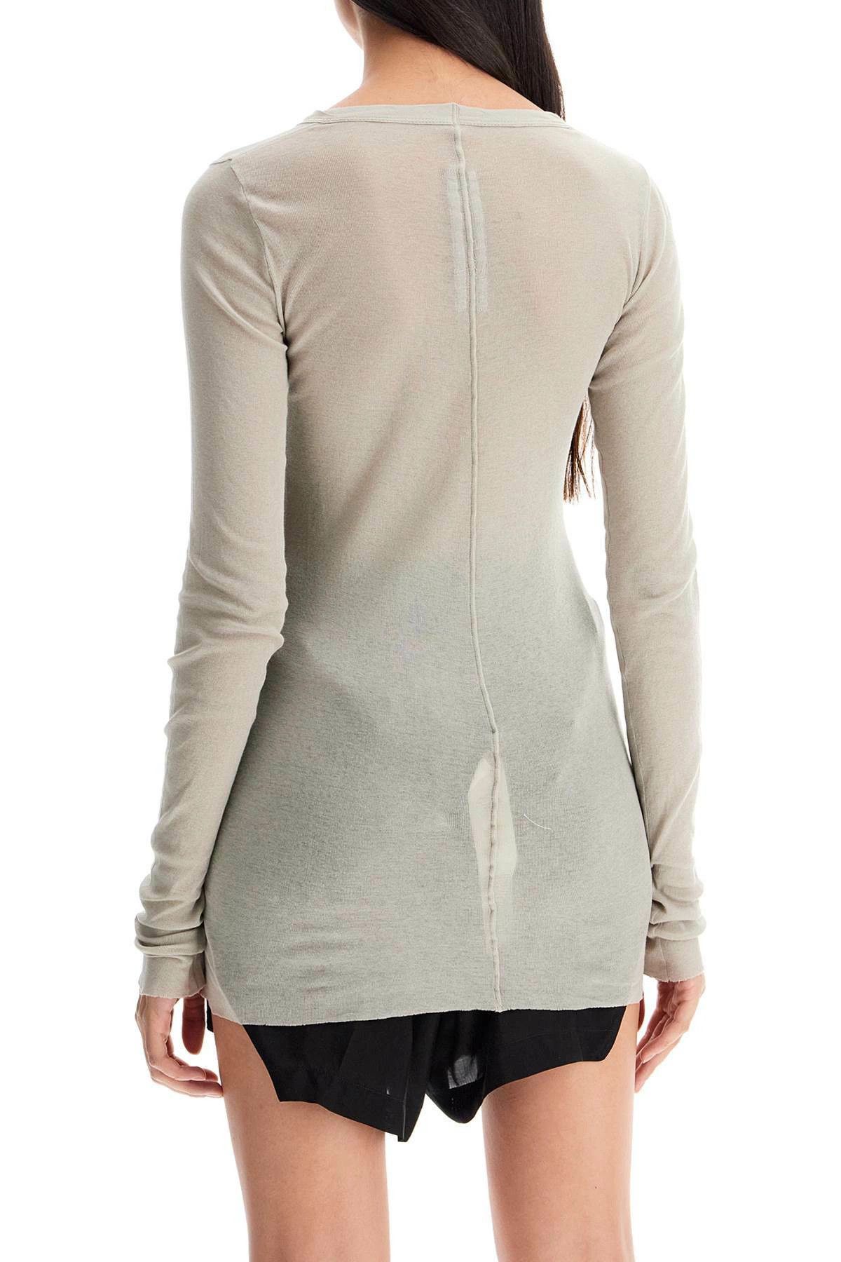 Rick Owens o1y0126 Crewneck T-Shirt in Light Gray Size M / US 6-8 / IT 42-44 - 4 Thumbnail