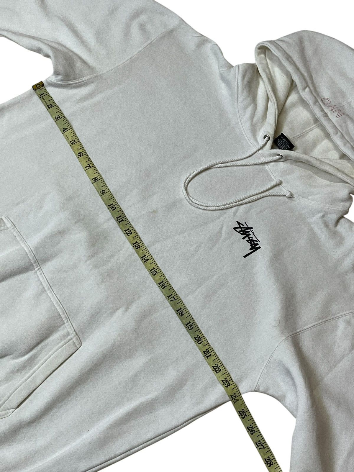 Stussy RARE🔥VINTAGE STUSSY AUGUSTUS STATUE NYC PULLOVER HOODIES Size US L / EU 52-54 / 3 - 10 Thumbnail
