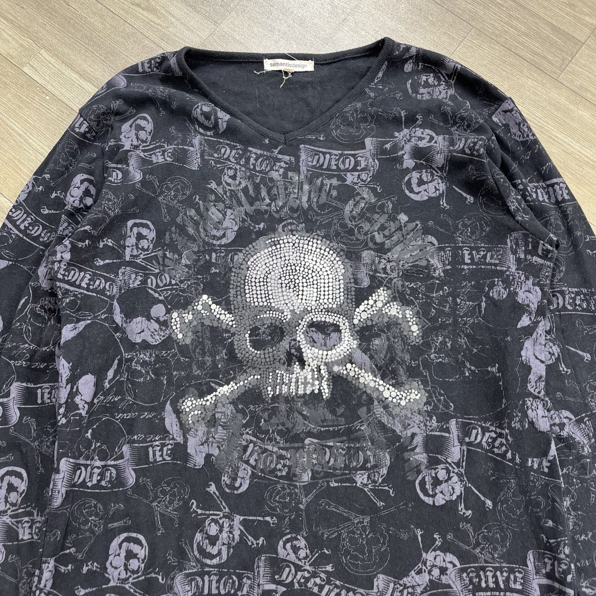 In The Attic 2000s In The Attic Skulls Grunge Punks Lgb Style Longsleeve Size US L / EU 52-54 / 3 - 2 Thumbnail