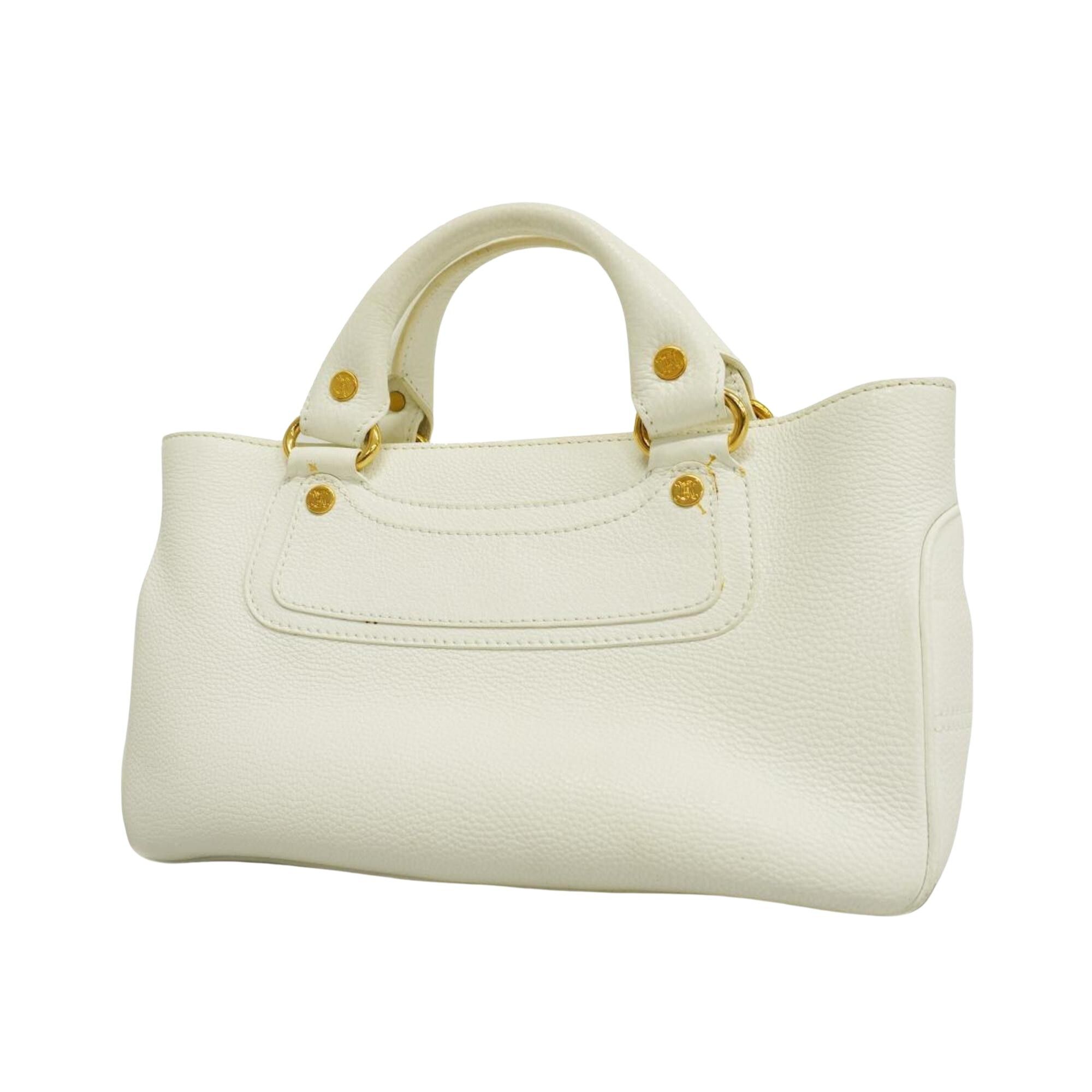 image of Celine Céline Boogie Handbag in White, Women's