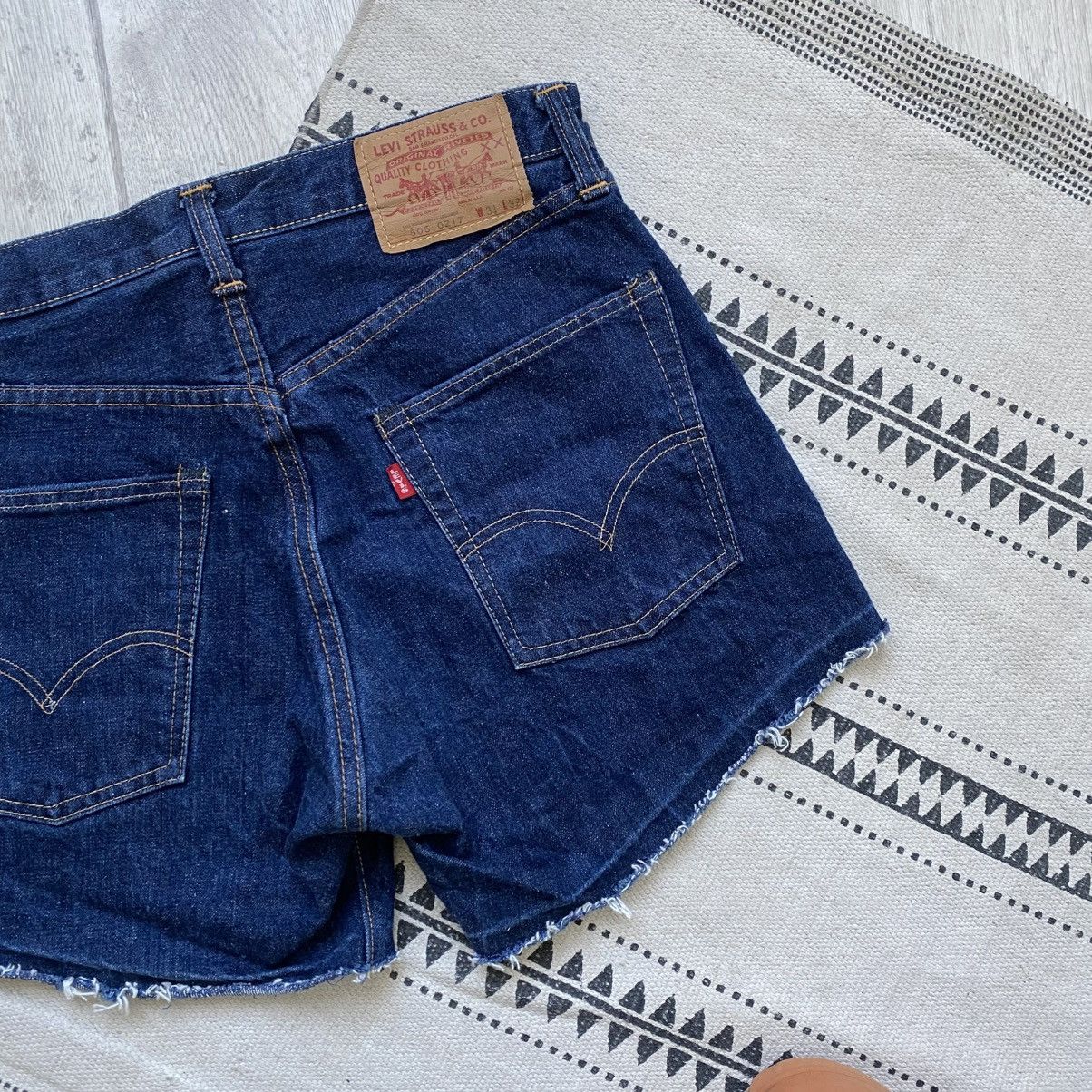 Levi's Vintage Clothing Rare Big E Vintage 60-70s Levis denim shorts low Size US 29 - 2 Thumbnail