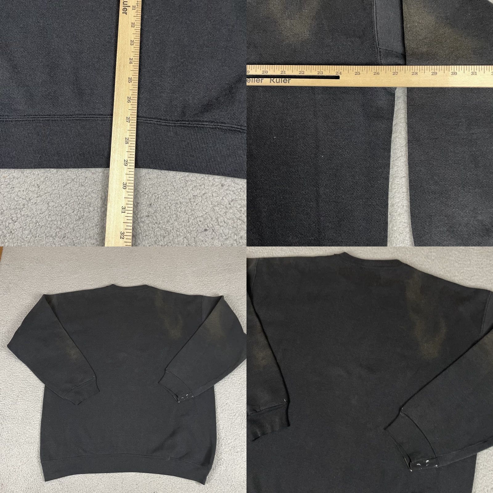 Vintage VINTAGE Discus Athletic Sweatshirt Mens 2XL Black Crew Neck Long Sleeve Pullover Fleece Distressed Logo 90s Size US XXL / EU 58 / 5 - 8 Thumbnail