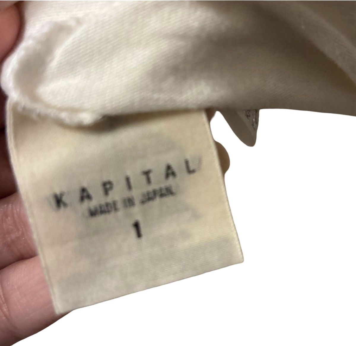Kapital KAPITAL "Love & Peace and BEETHOVEN" Ringer Tee Size US S / EU 44-46 / 1 - 4 Thumbnail