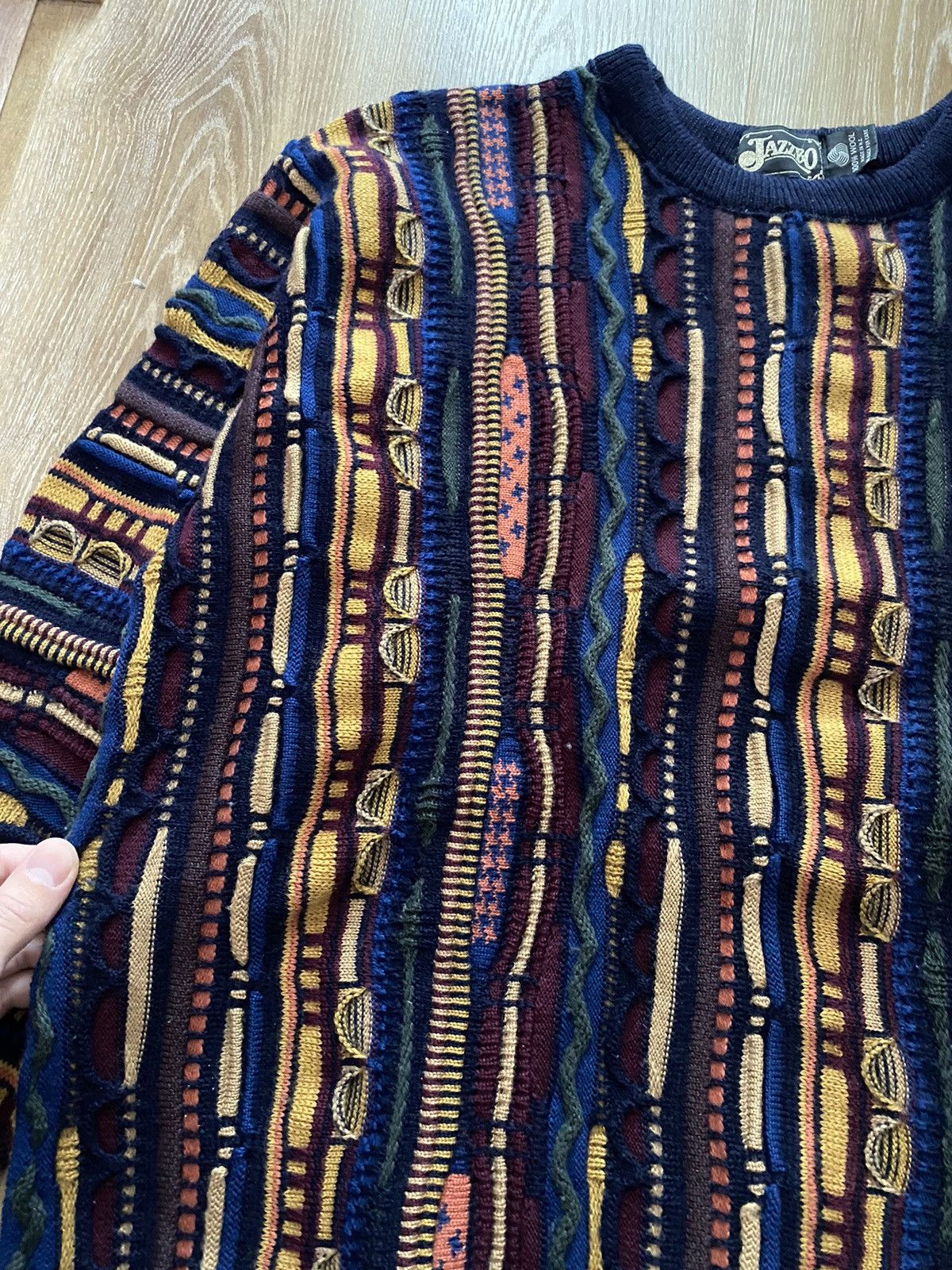 Coogi Vintage 90’s Coogi Style Knit Sweater Size US XL / EU 56 / 4 - 2 Thumbnail