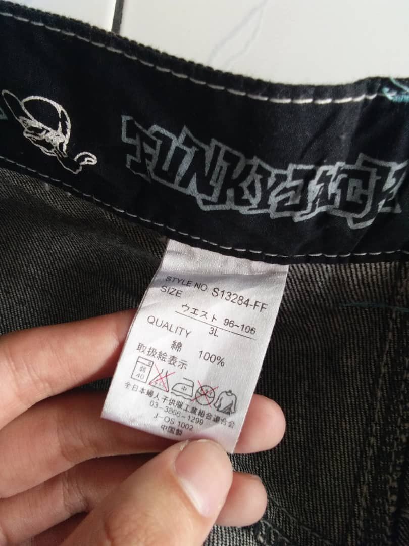 Ed Hardy × Jean Funky Jack Skateboard Baggy Jeans Size US 40 / EU 56 - 12 Thumbnail