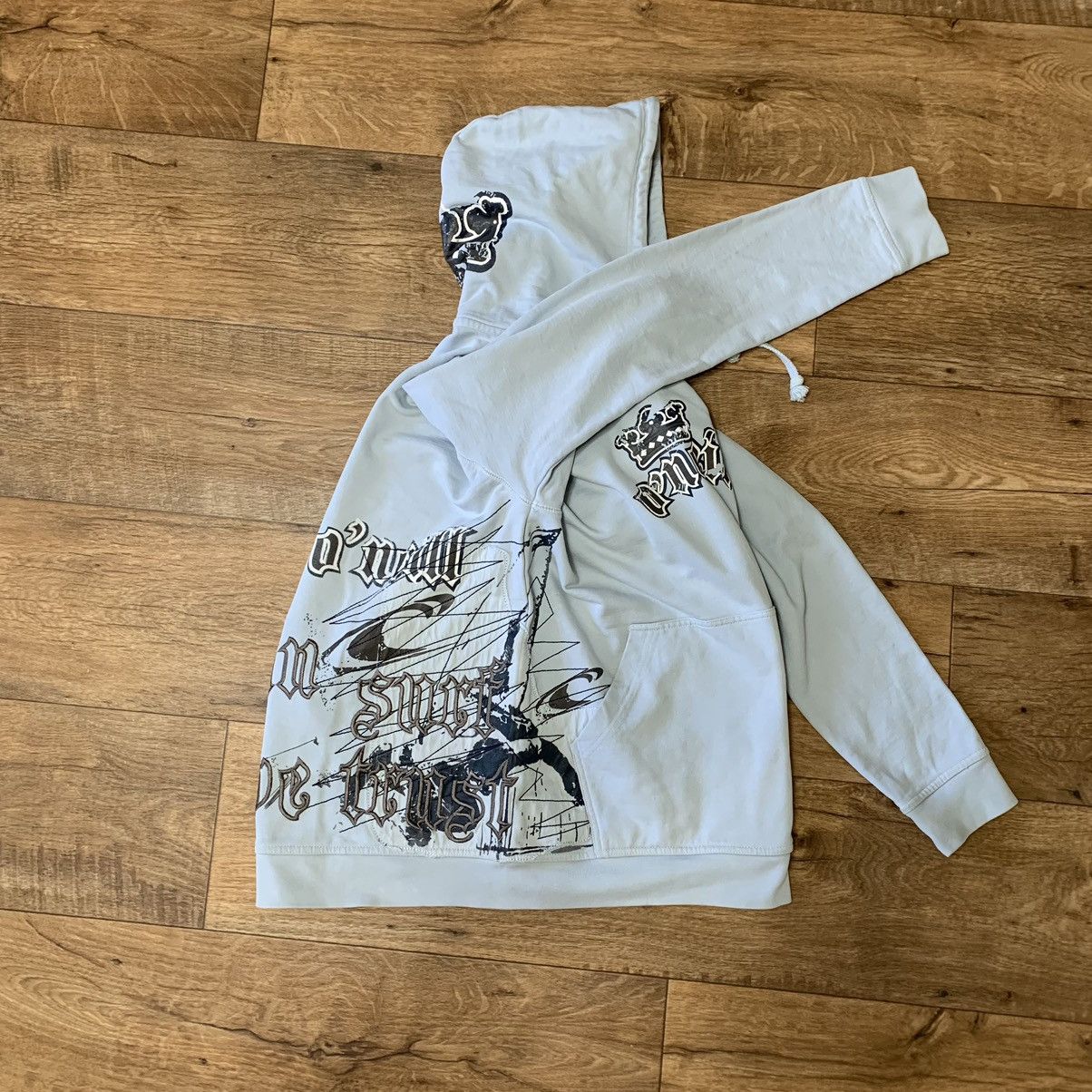 O'Neill 00’s Oneill Crazy Embroidered Hoodie Size US M / EU 48-50 / 2 - 1 Thumbnail