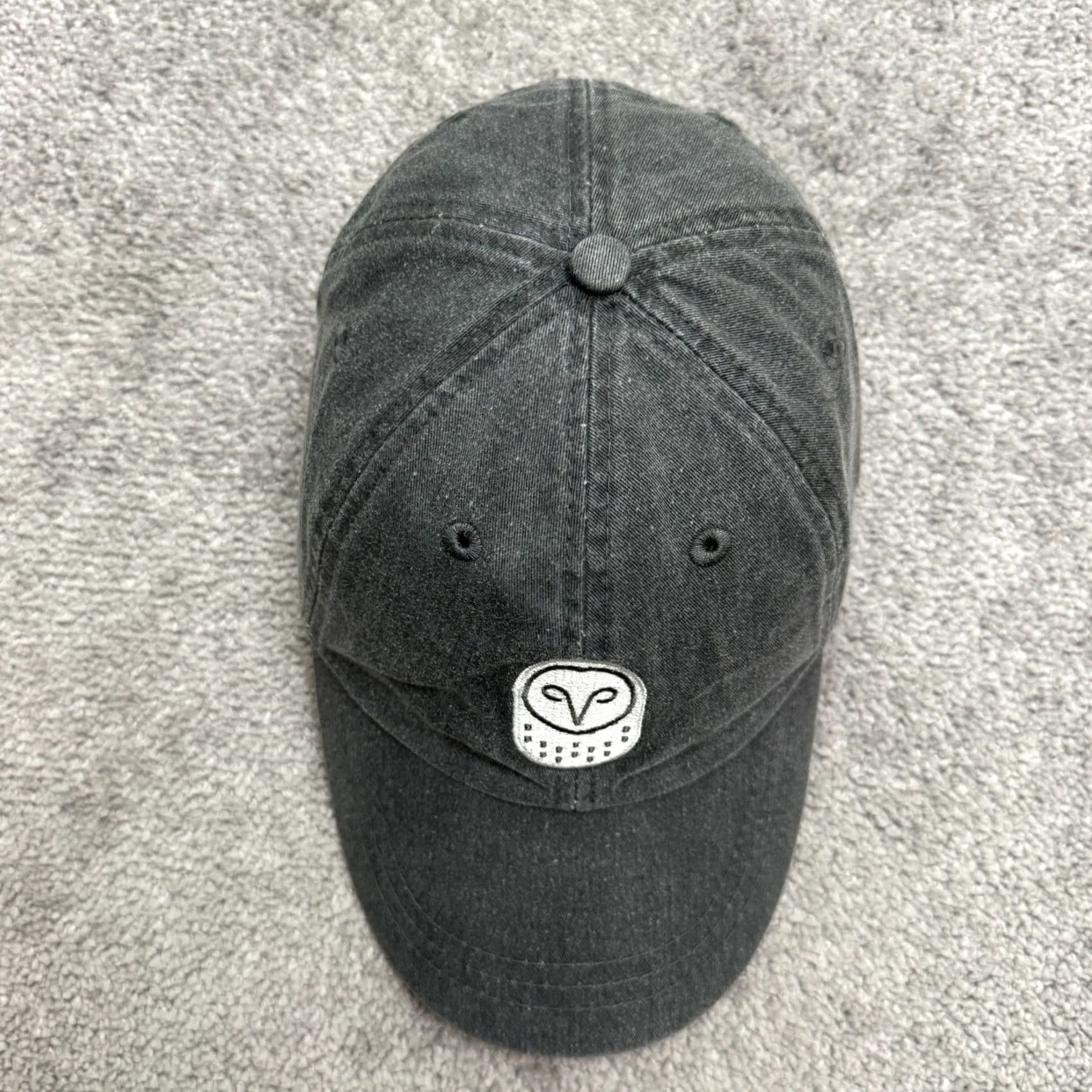Logo 7 Samsara Hat Cap Adams Owl Embroidered Logo Washed Gray OSFA Cotton Mens Size ONE SIZE - 2 Thumbnail