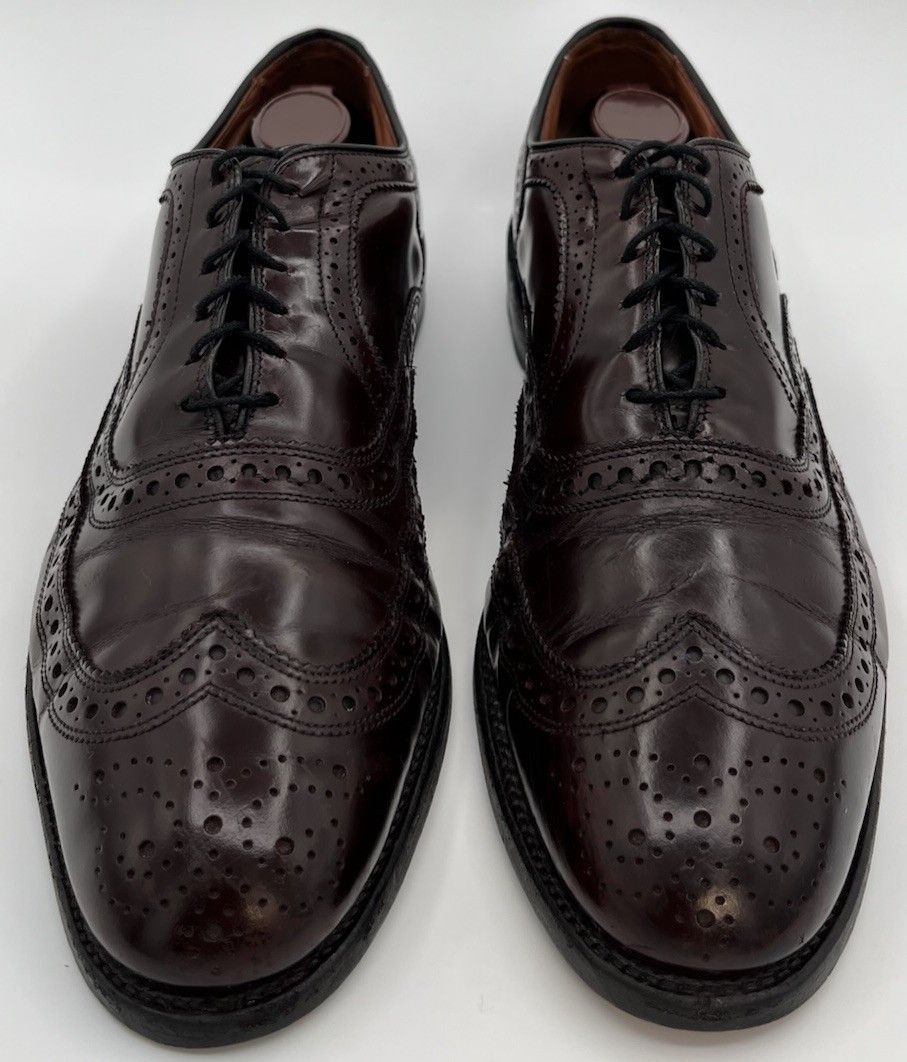 Allen Edmonds Allen Edmonds MCALLISTER Size 9.5 D Burgundy Leather Oxfords Size US 9.5 / EU 42-43 - 1 Thumbnail