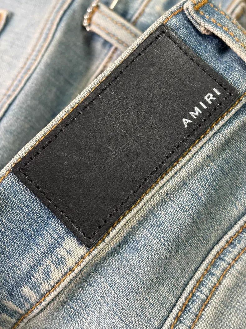 Amiri Amiri Size 33 Logging damage patch oily jeans Size US 33 - 6 Thumbnail
