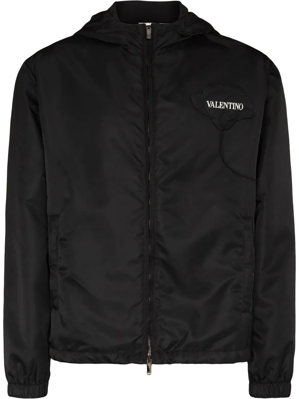 Valentino o1y0525 Logo Jacket in Black Size US M / EU 48-50 / 2 - 1 Thumbnail