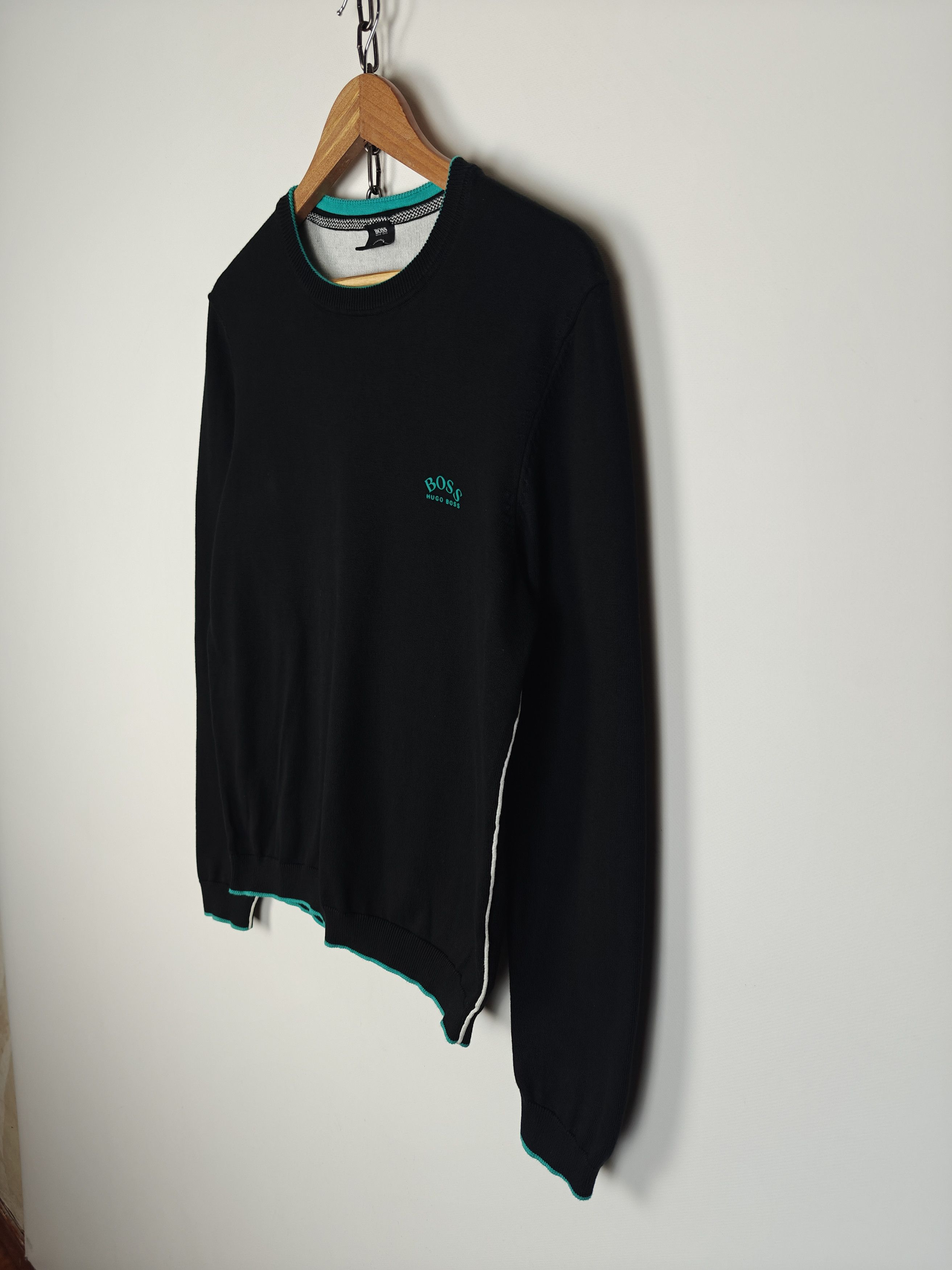 Hugo Hugo Boss Responsible Sweater Pullover Logo Black S Size US S / EU 44-46 / 1 - 6 Thumbnail