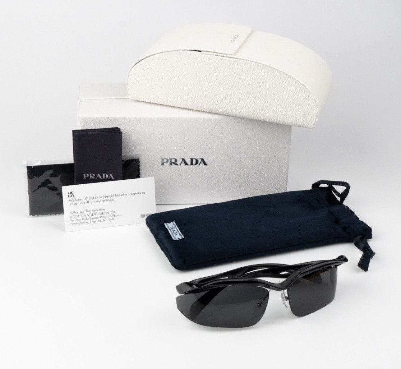 Prada NEW Prada Symbole sunglasses PR A25S 1AB5S0 Size ONE SIZE - 13 Thumbnail