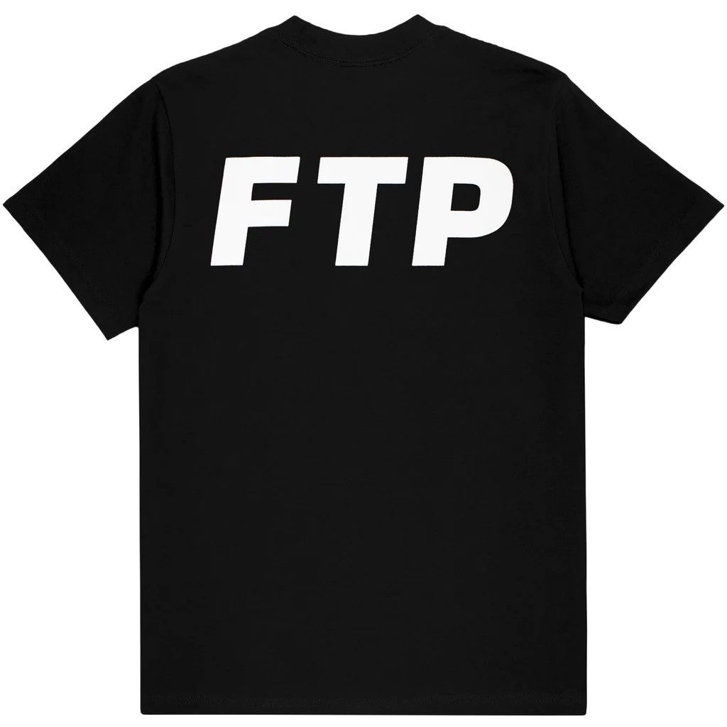 Fuck The Population FTP Flocked Logo Tee Black Size US M / EU 48-50 / 2 - 2 Thumbnail