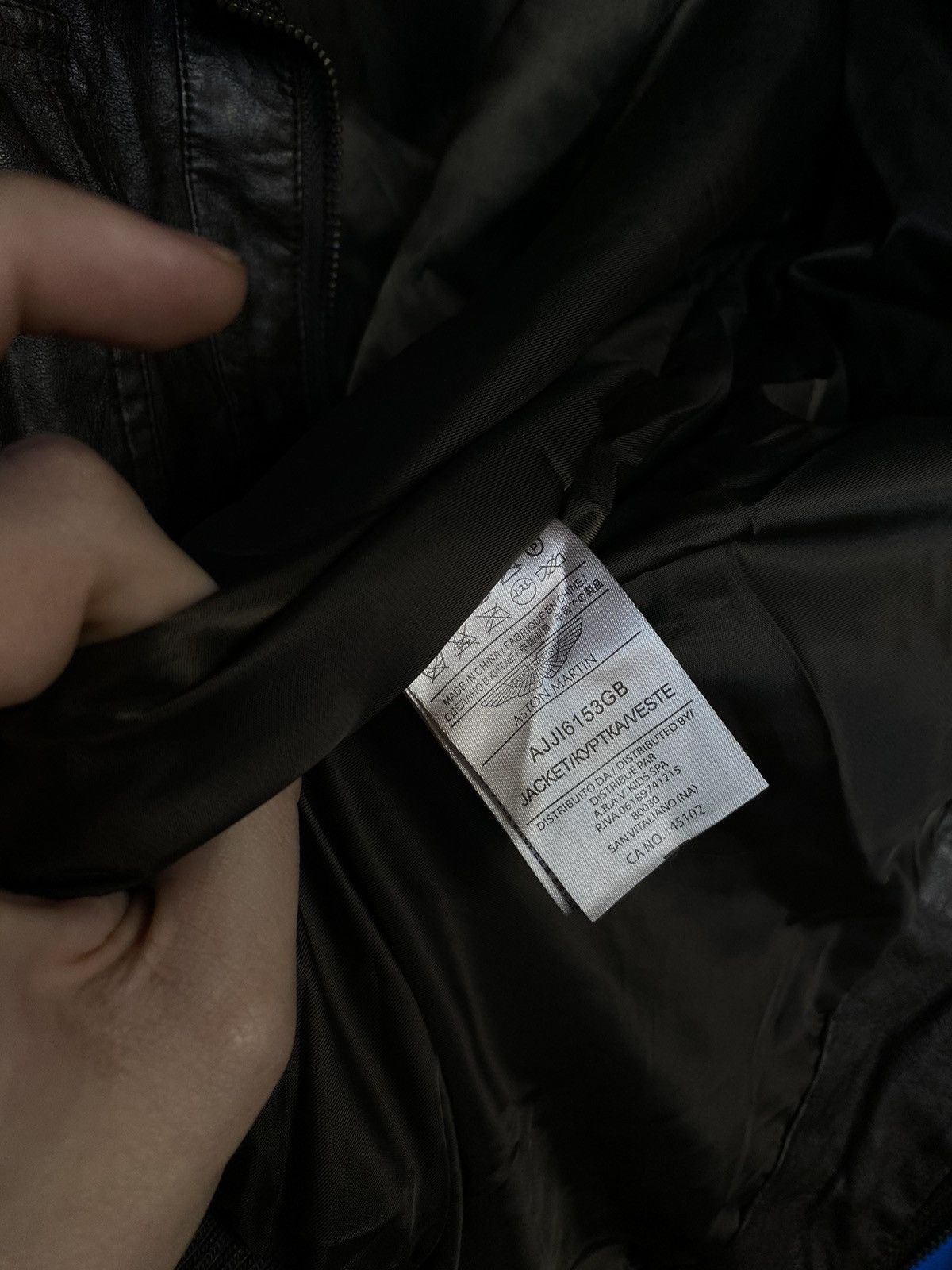 Vintage 🔥 Aston Martin Eco-leather racing jacket 16 years Size US XS / EU 42 / 0 - 8 Thumbnail