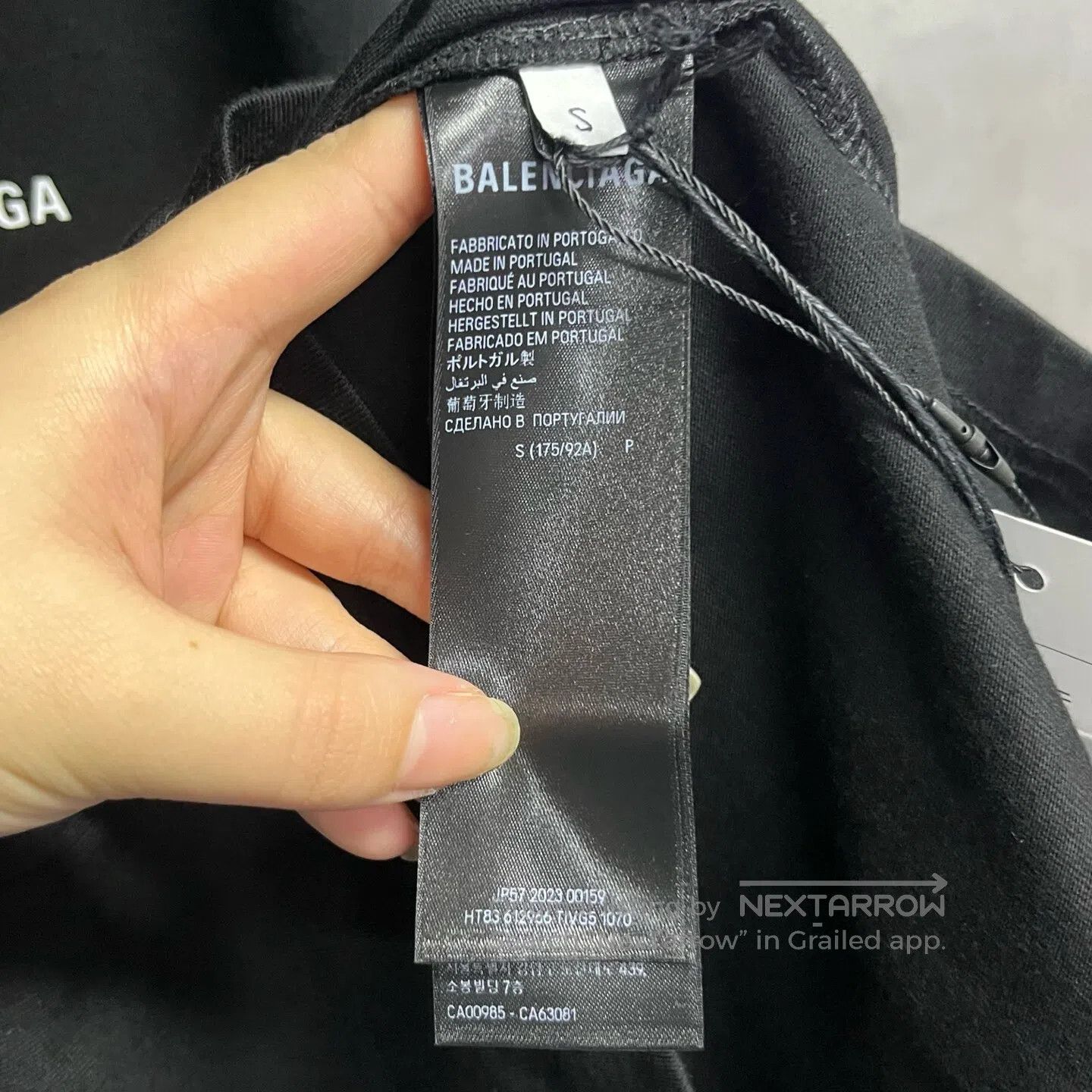 Balenciaga Balenciaga Logo-print retro plain-spun short-sleeve T-shir Size US S / EU 44-46 / 1 - 3 Thumbnail