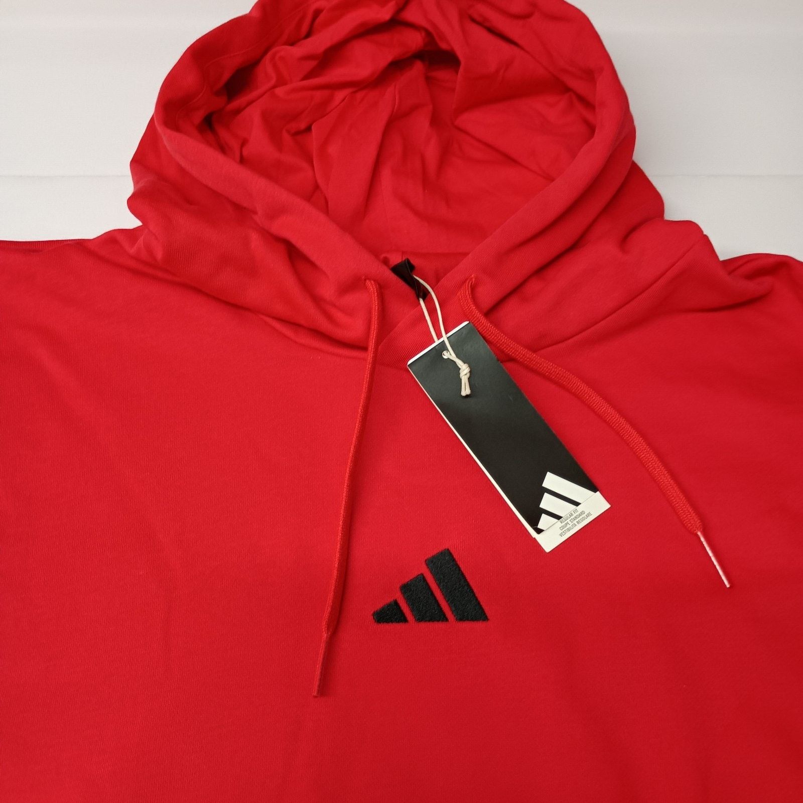 Adidas Adidas Essentials 3 Stripes French Terry Hoodie Mens 4XL Red Size US XXL / EU 58 / 5 - 4 Thumbnail