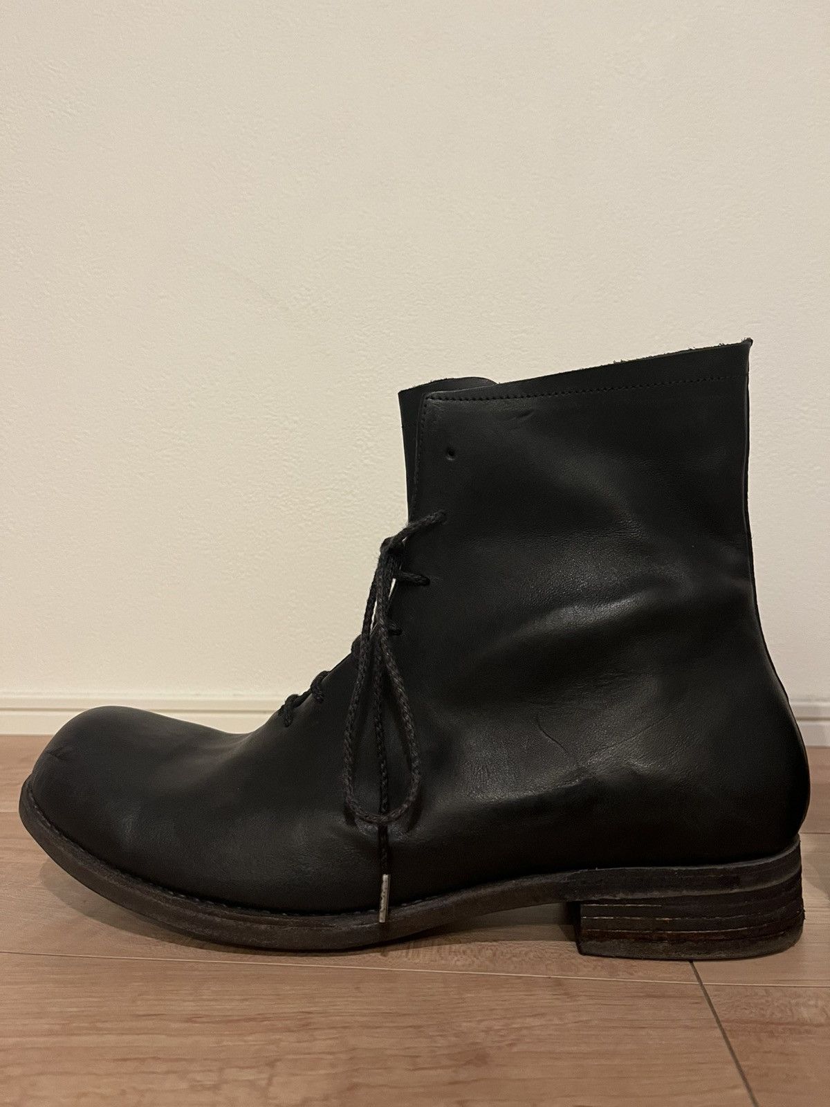 A1923 A DICIANNOVEVENTITRE Horse Leather Ankle Boots Size US 10 / EU 43 - 4 Thumbnail