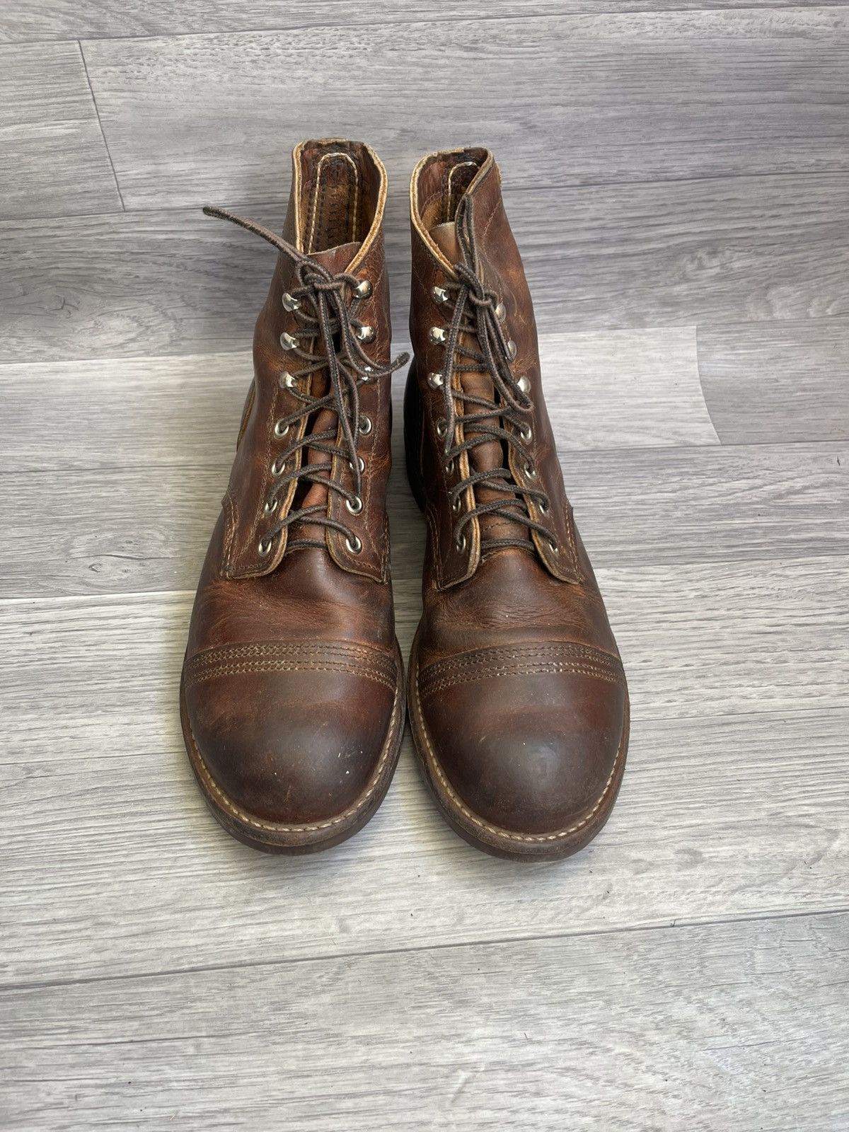Red Wing Red wing iron ranger combat brown boots style 8085 Size US 10 / EU 43 - 2 Thumbnail