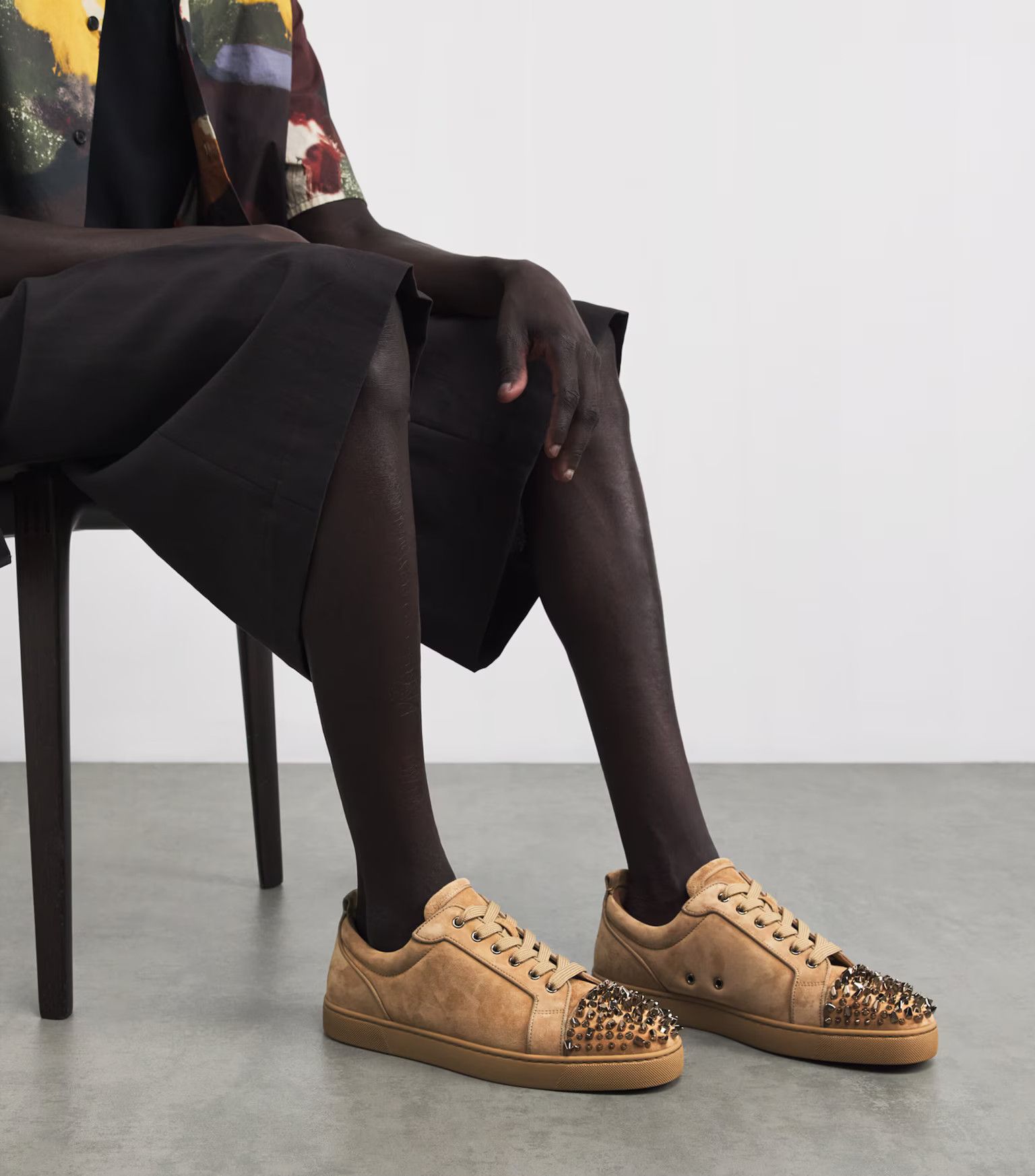 Christian Louboutin oc11z0625 Sneakers in Brown Size US 7.5 / EU 40-41 - 2 Thumbnail